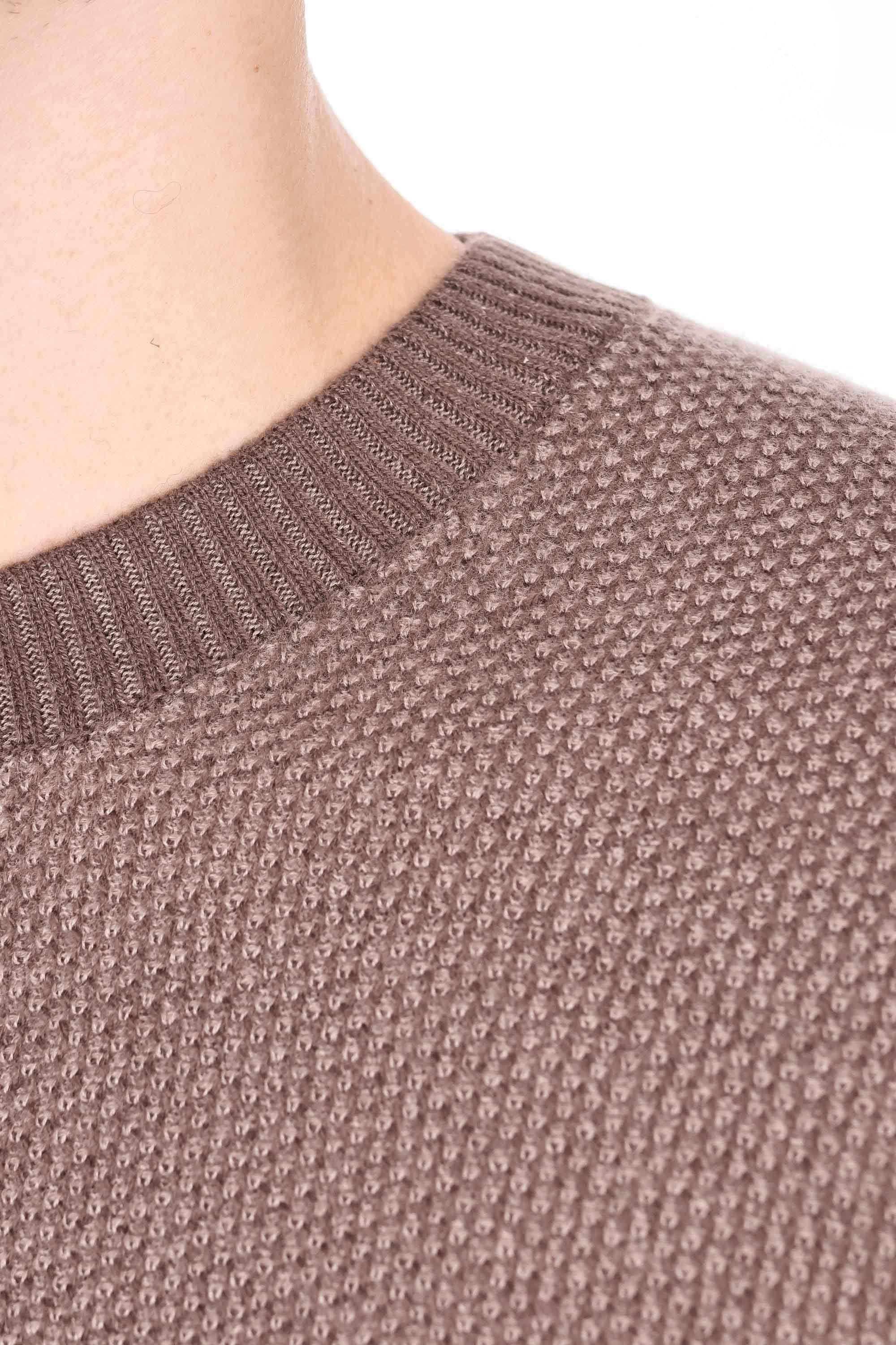 Zegna Maglia girocollo grana riso in Oasi Cashmere UGK65A2-110 103 