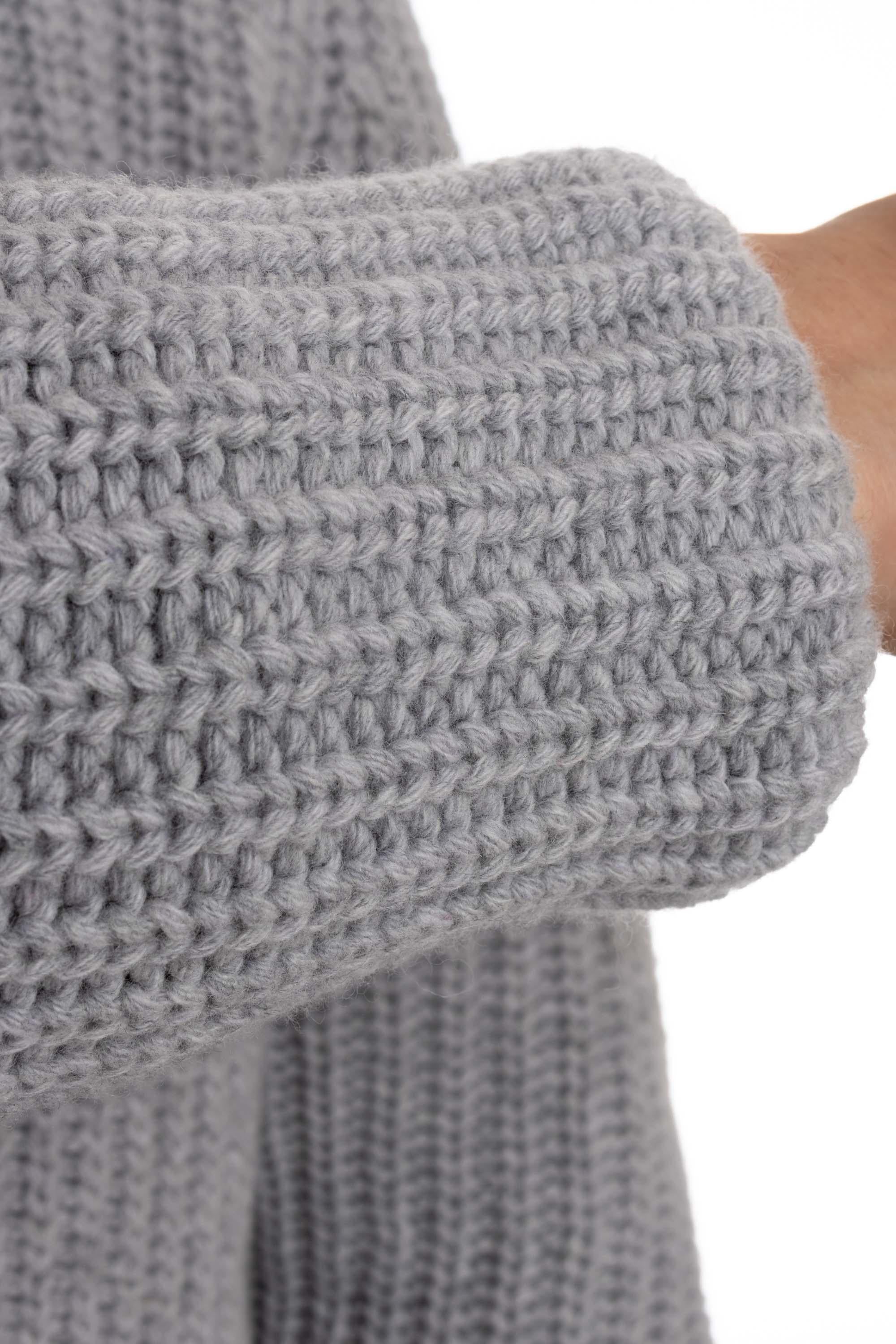 Giubbotto in lana punto pannocchia con doppio colletto removibile MC000150U 70016 9404 Herno 