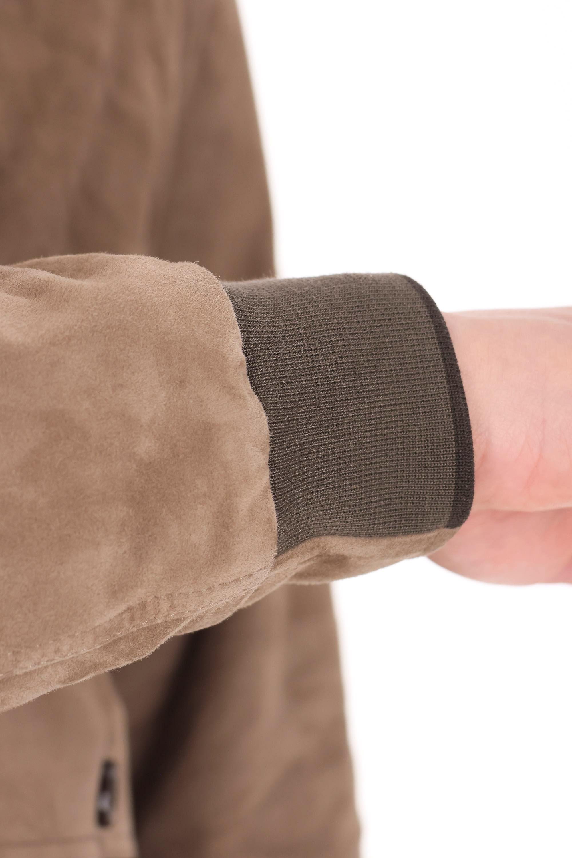 Moorer Giubbino in camoscio supersoft mod. Carlos-Ur CARLOS-UR VISONE 