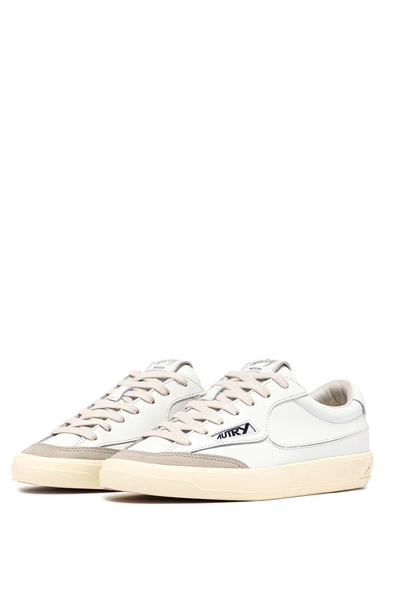 Autry Sneaker donna Windscape in pelle con talloncino bianco SCLW UK01 WHT/WHT 