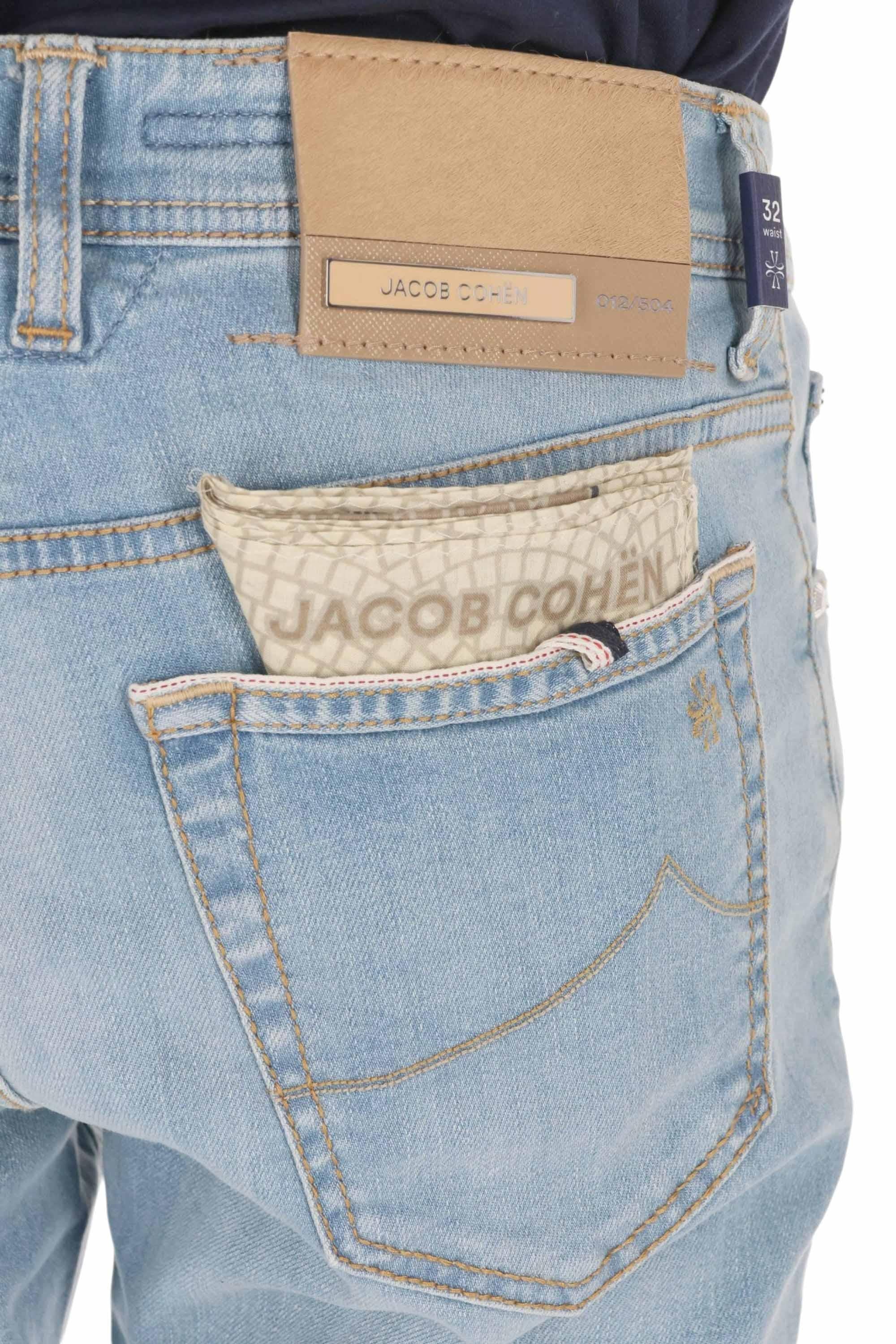Jacob Cohen Jeans Limited Edition etichetta beige in cavallino Bard fit QL004-081-S3619 300D 