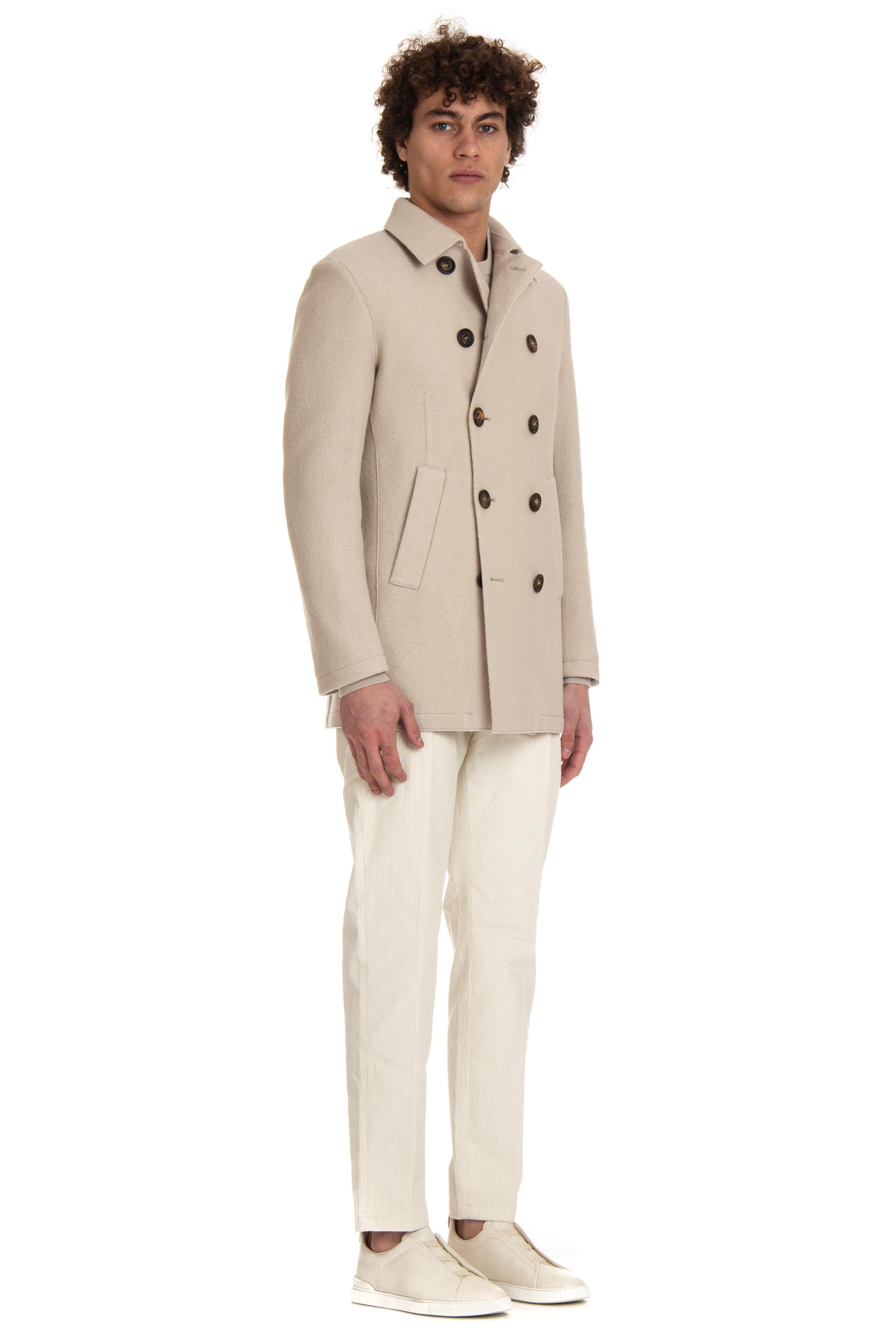 Peacoat in lana cotta H70CAPF08 CAS24004 00 Eleventy 