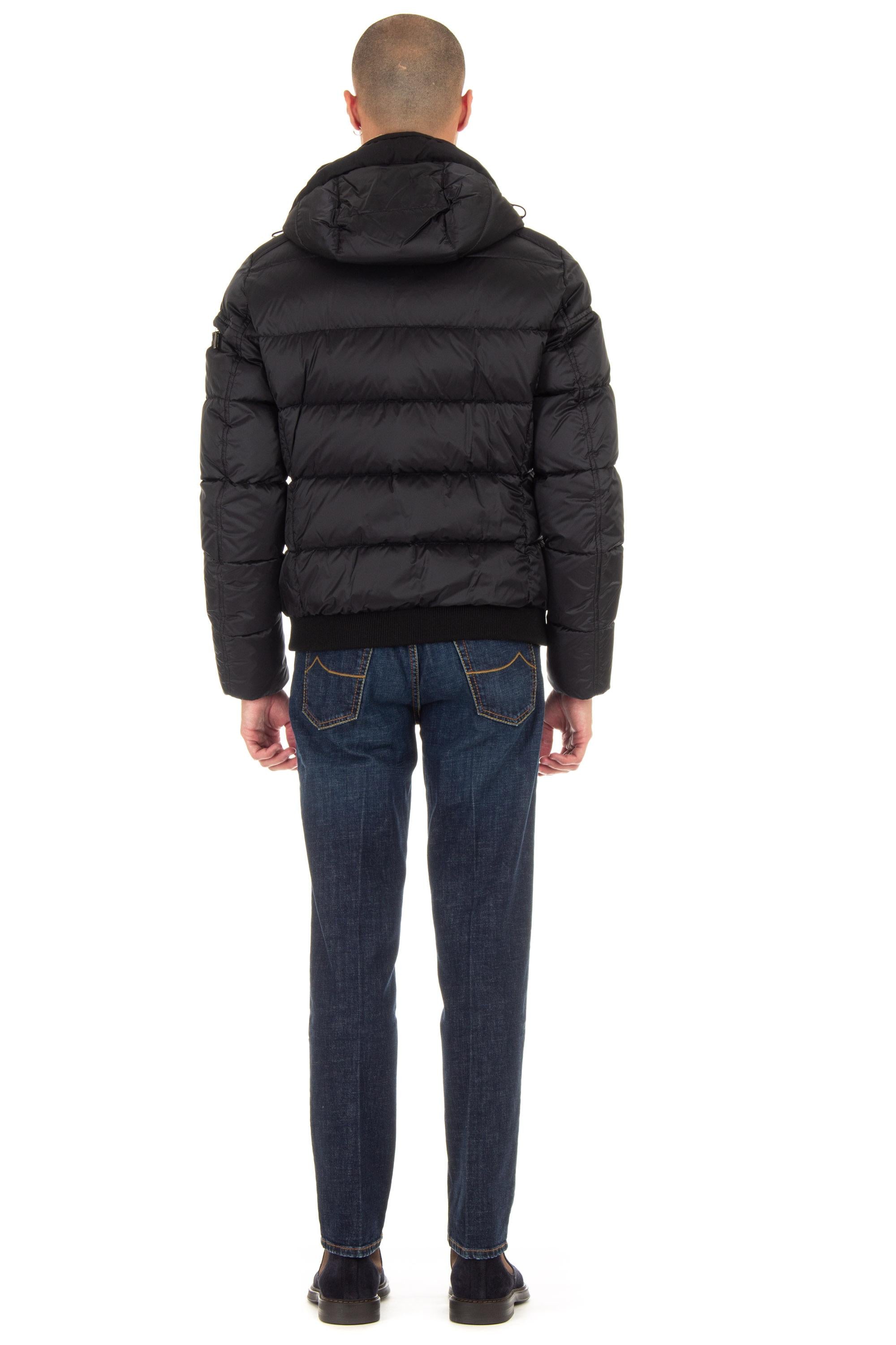 Piumino bomber con collo in montone mod. clif-wco CLIF-WCO U0498 Moorer 
