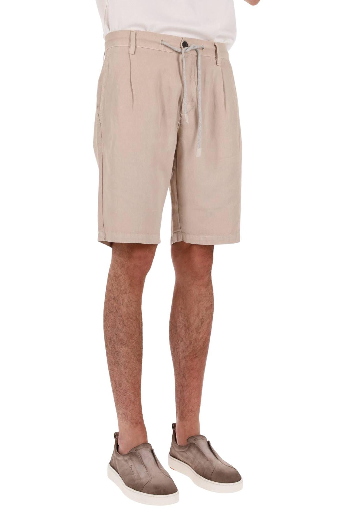 Eleventy Bermuda jogger in cotone-lino M75BERG04 TET0M016/2 02 