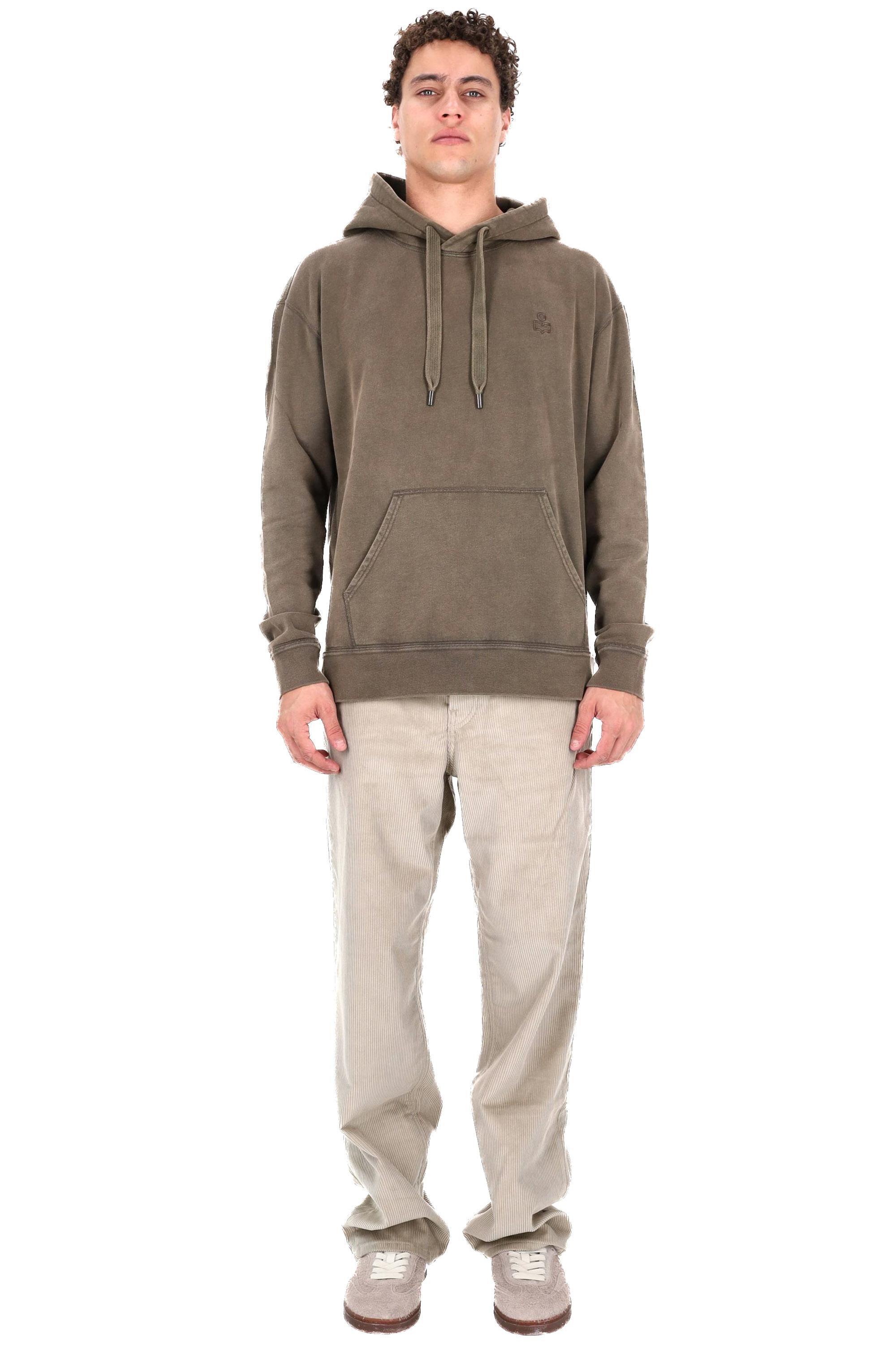 Isabel Marant Felpa con cappuccio trattamento lived-in SW0050HA-C3M02H 50DZ 