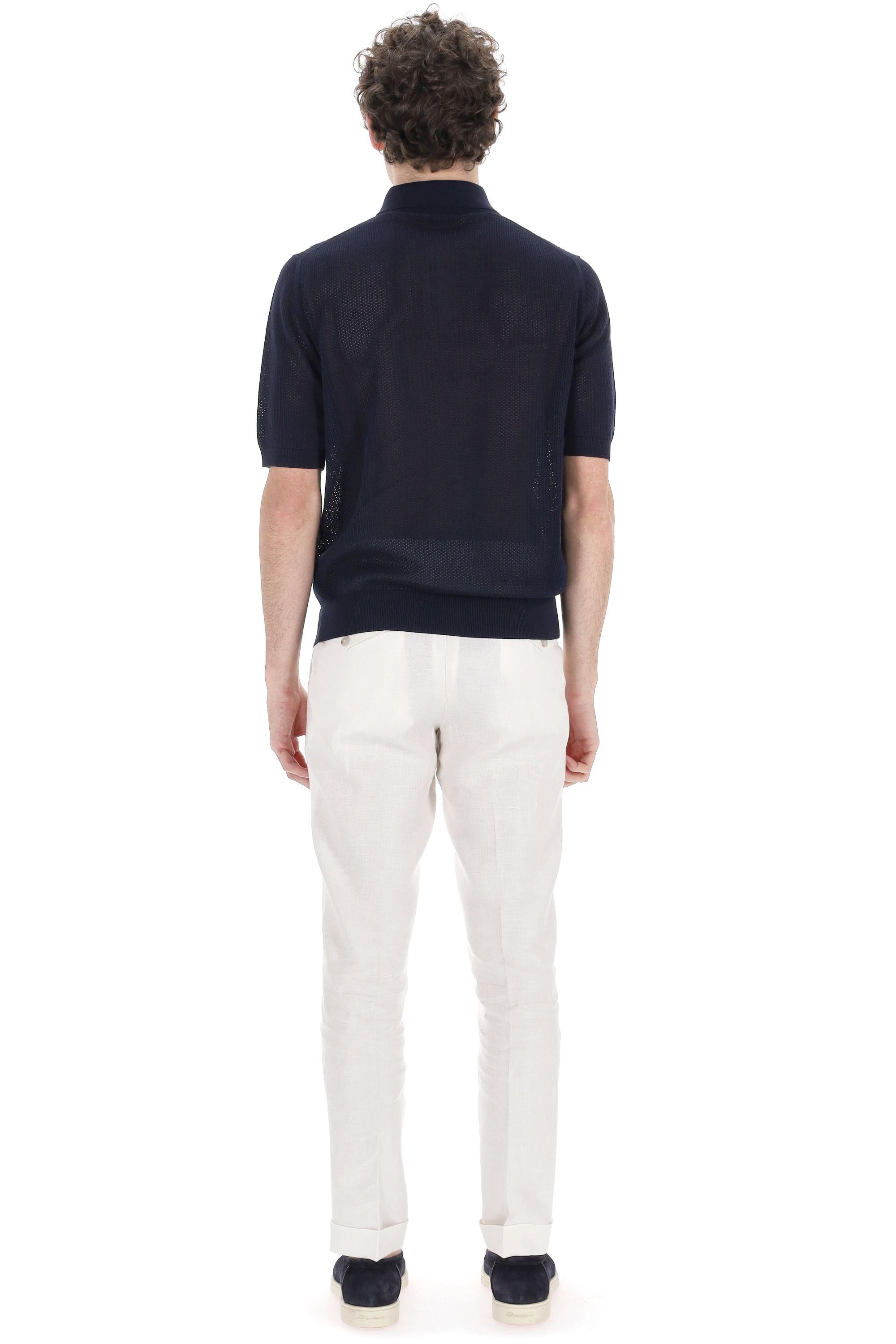 Polo in cotone traforato B2W176 12C91-3 13777 Ballantyne 