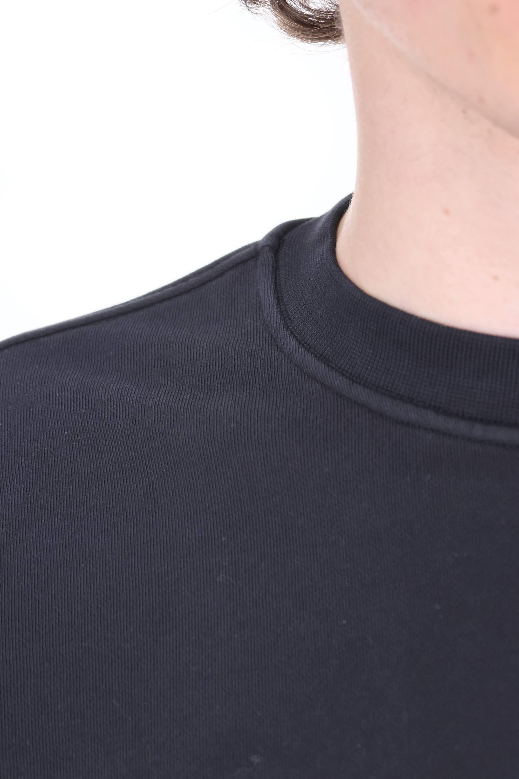 CP Company Felpa girocollo in cotone diagonale 20CMSS036A 110044G 888 