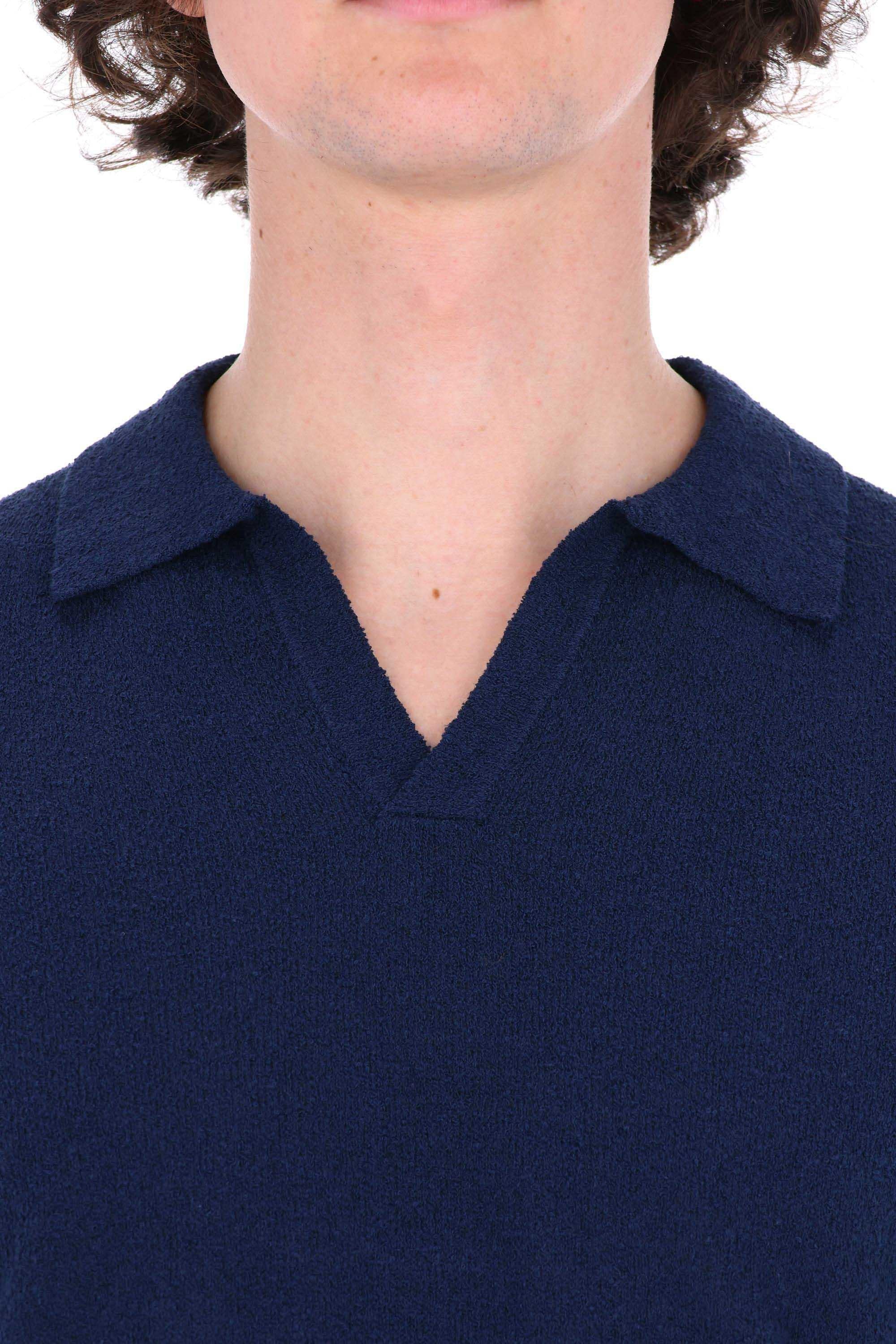 Drumohr Polo in leggera spugna di cotone D9SP146L-2 790 