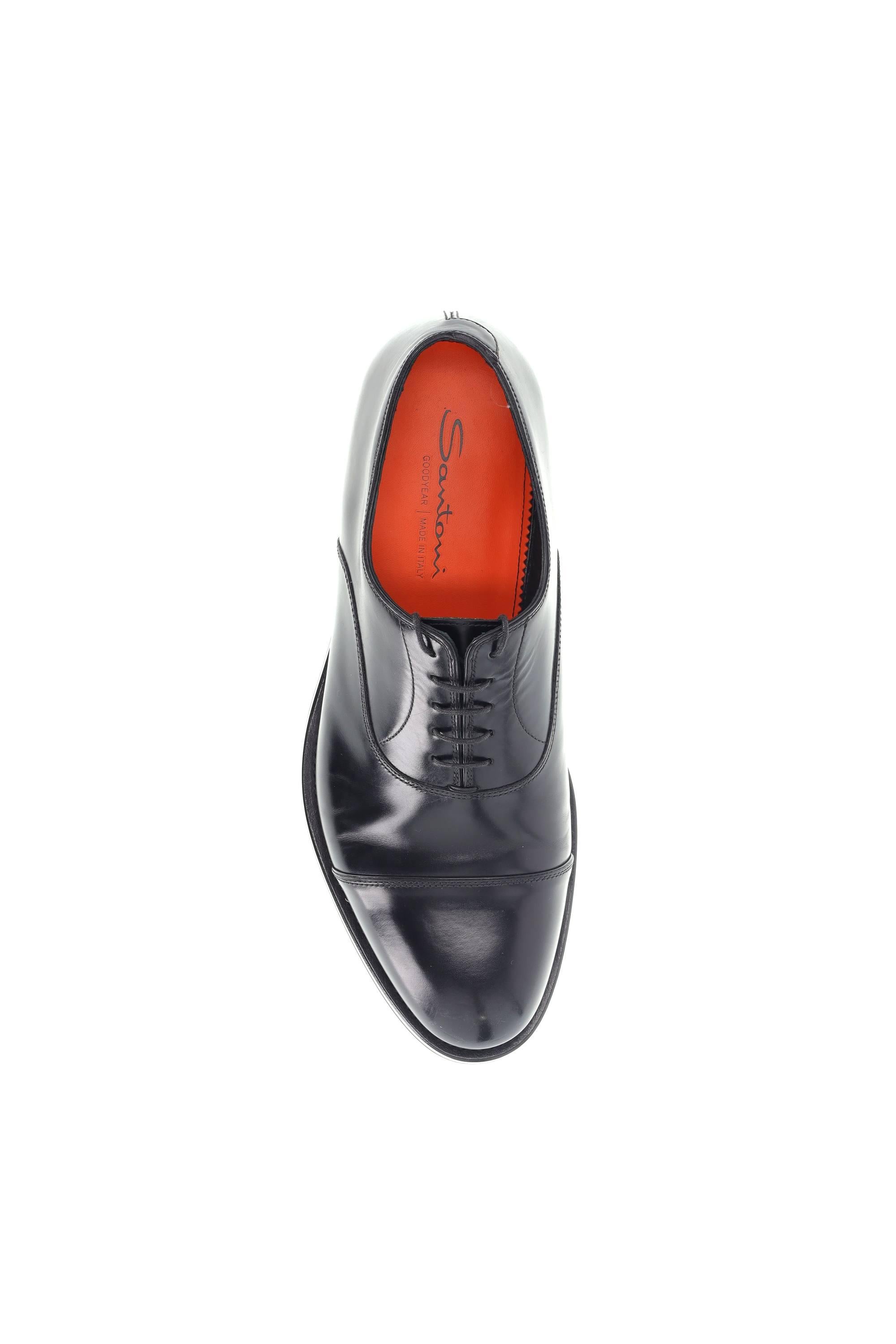 Santoni Scarpa stringata oxford in pelle MCAD18883JJ6BNTG N01 