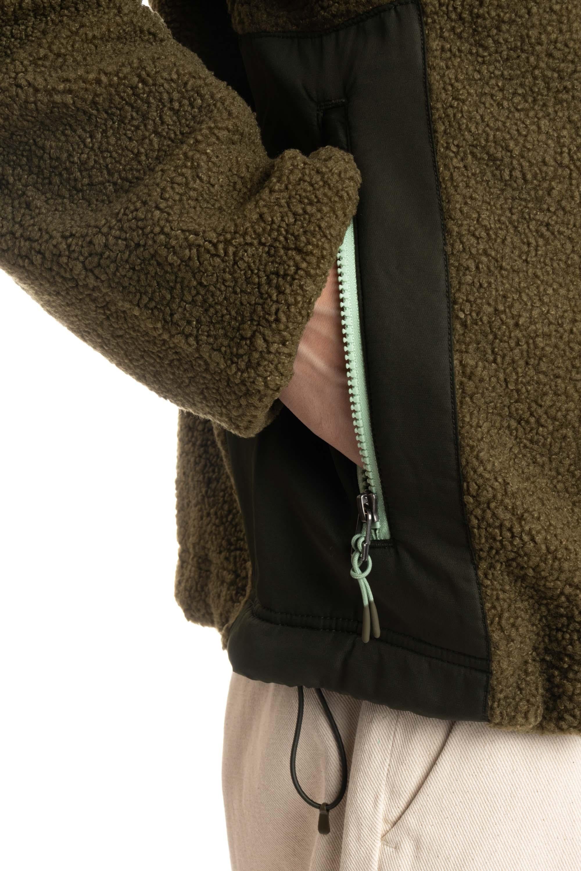 Blouson in orsetto con profili in nylon F24471M904/2 LOW Cotopaxi 