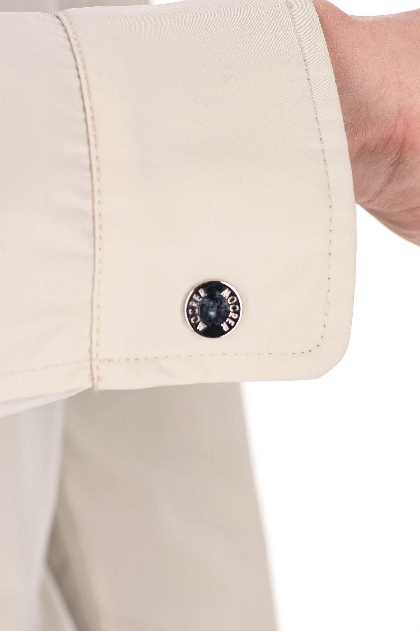 Moorer Giubbino-giacca in twill di poliestere mod. Sten-At STEN-AT AVORIO 