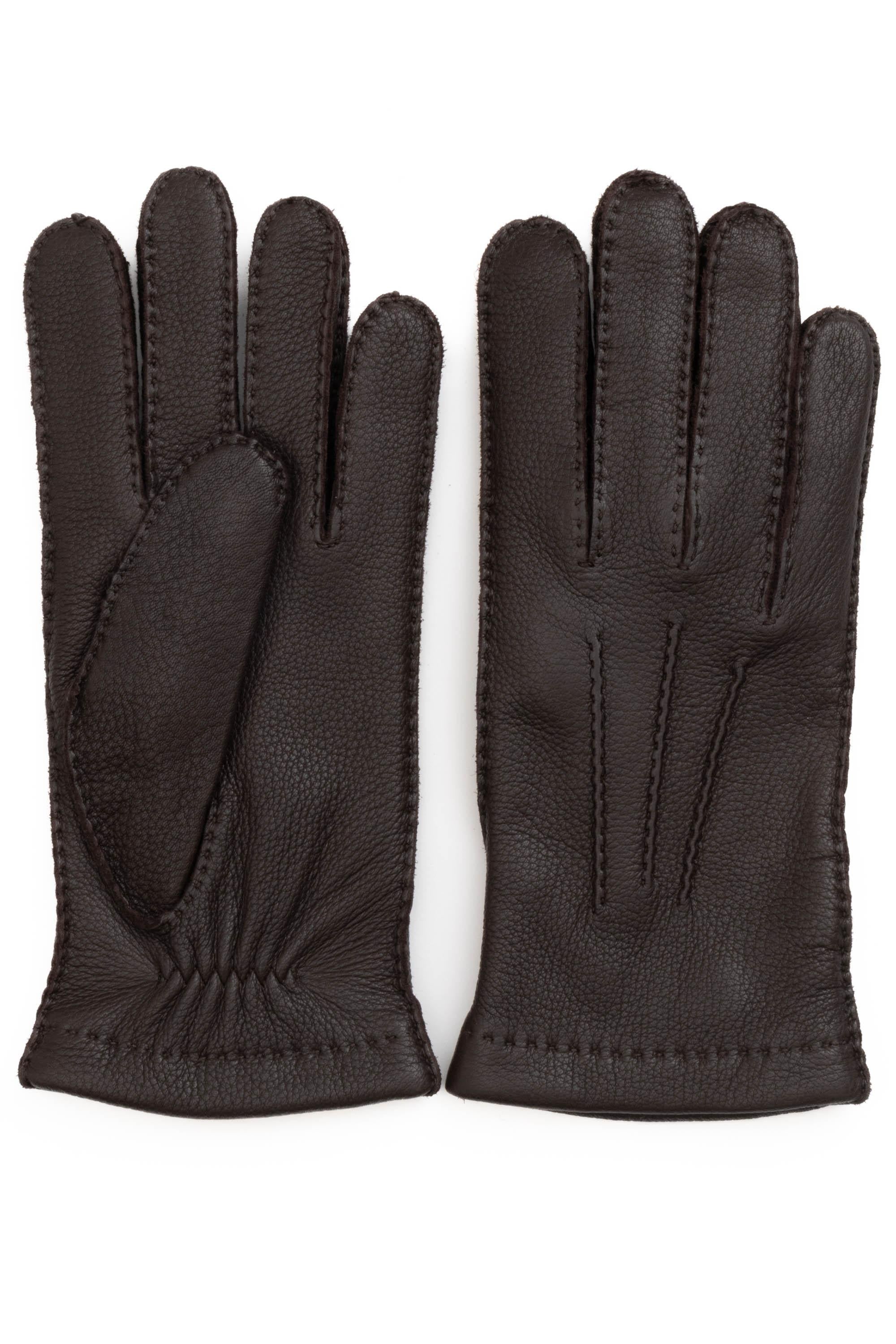 Guanto in cervo foderato in cashmere 148/2 504 Restelli 