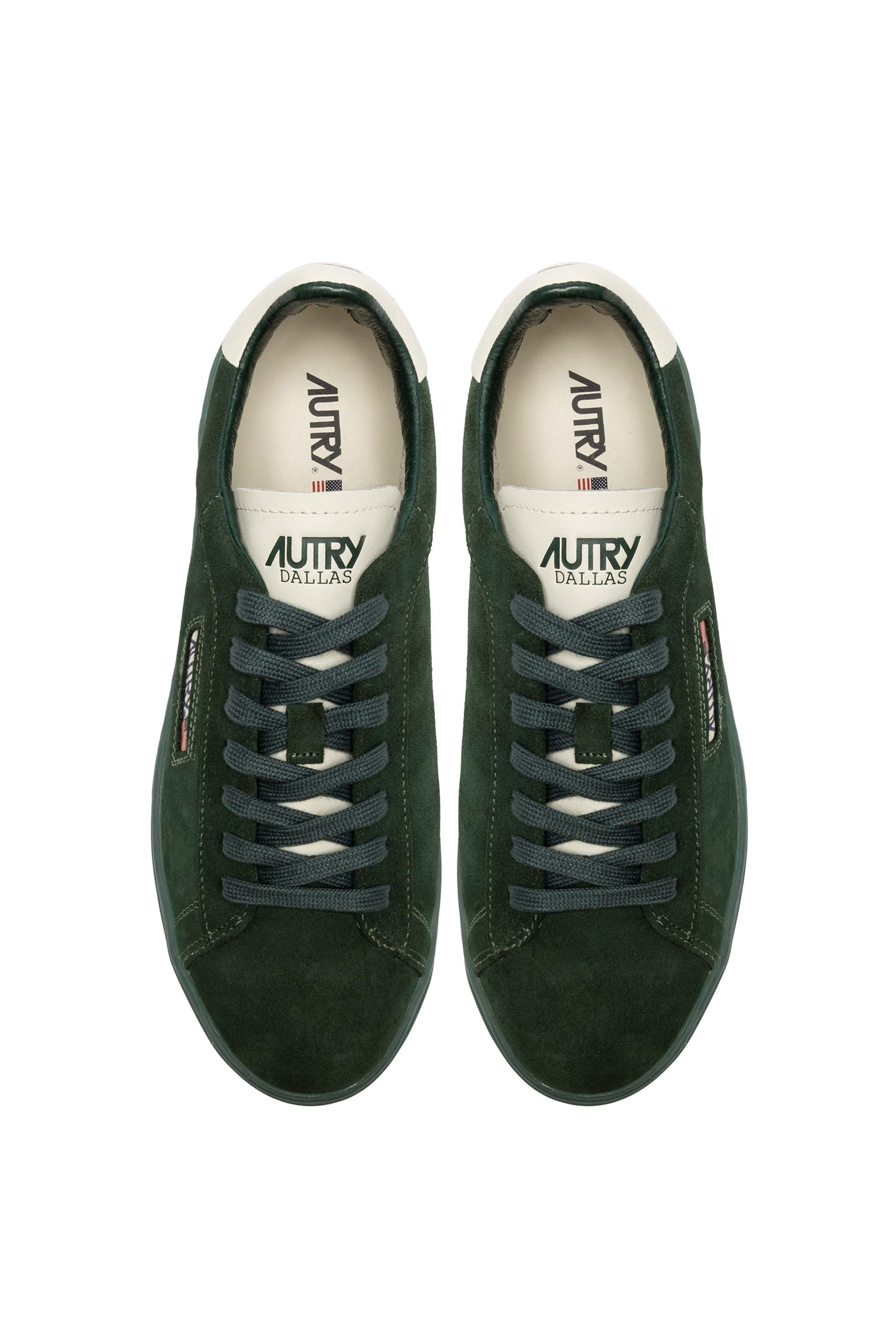 Autry Sneaker Dallas in camoscio ADLM UE12 BOTTLE/MARSH 