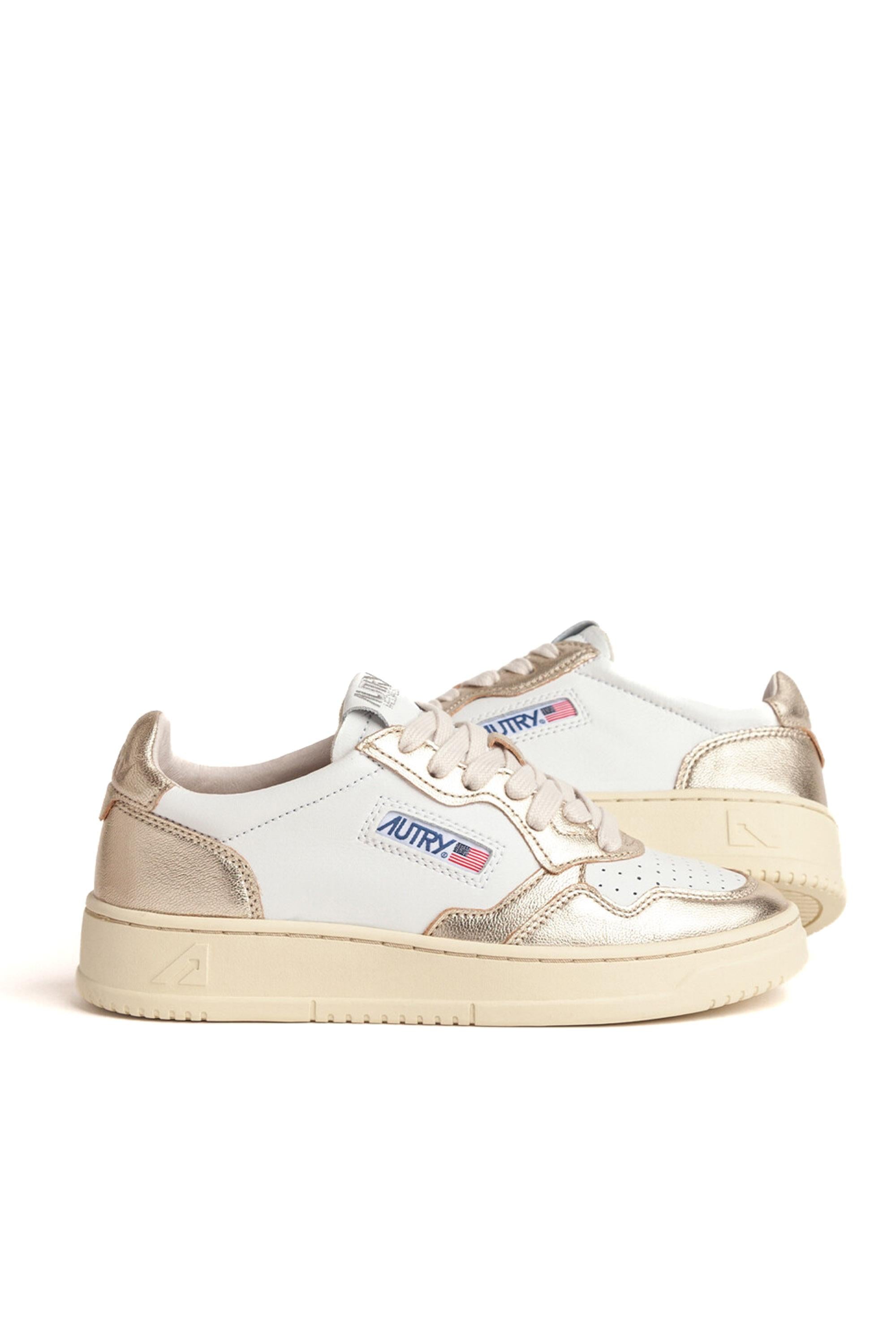 Sneaker medalist donna bicolor AULW - WB16 PLATINUM Autry 