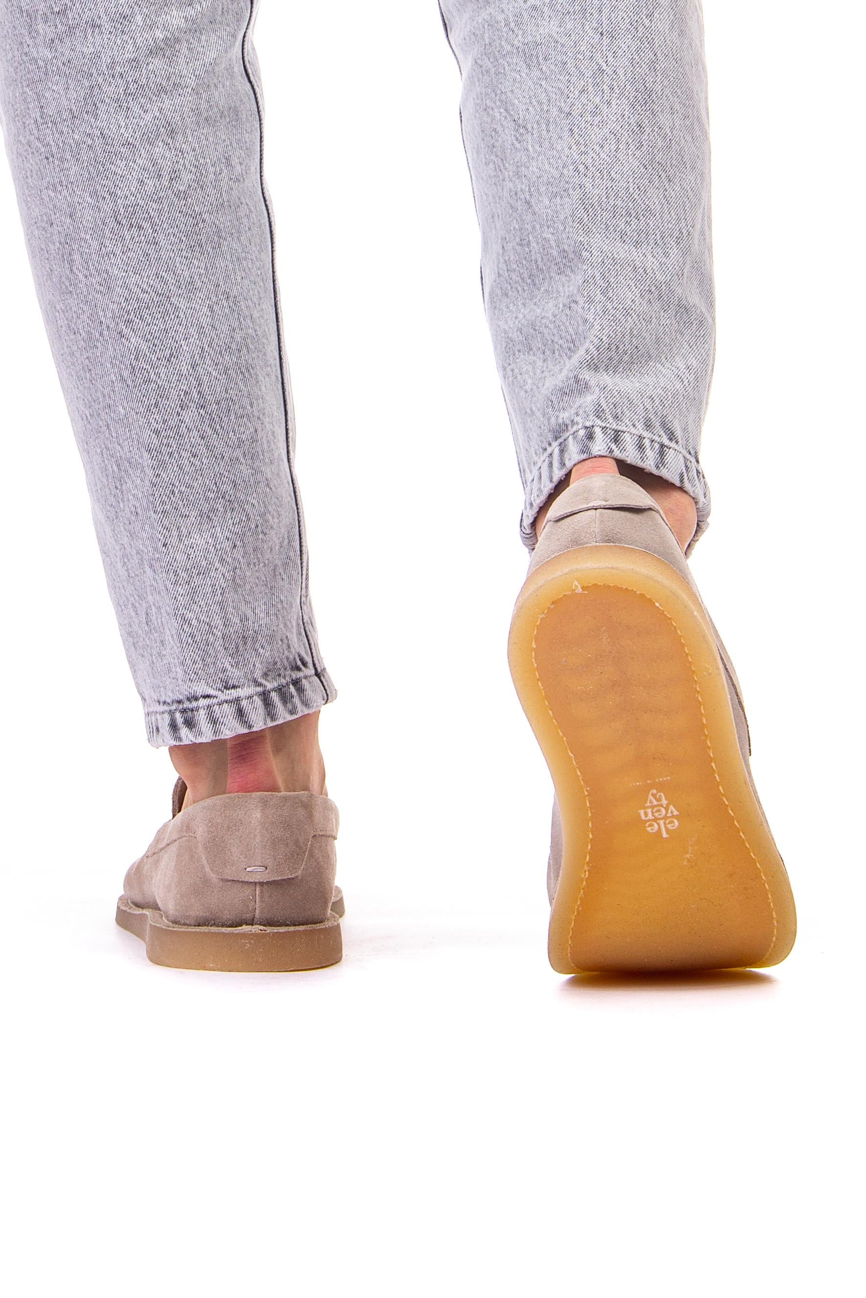Eleventy Mocassino pieghevolein camoscio G77SCAG01 SCA0G001 02 