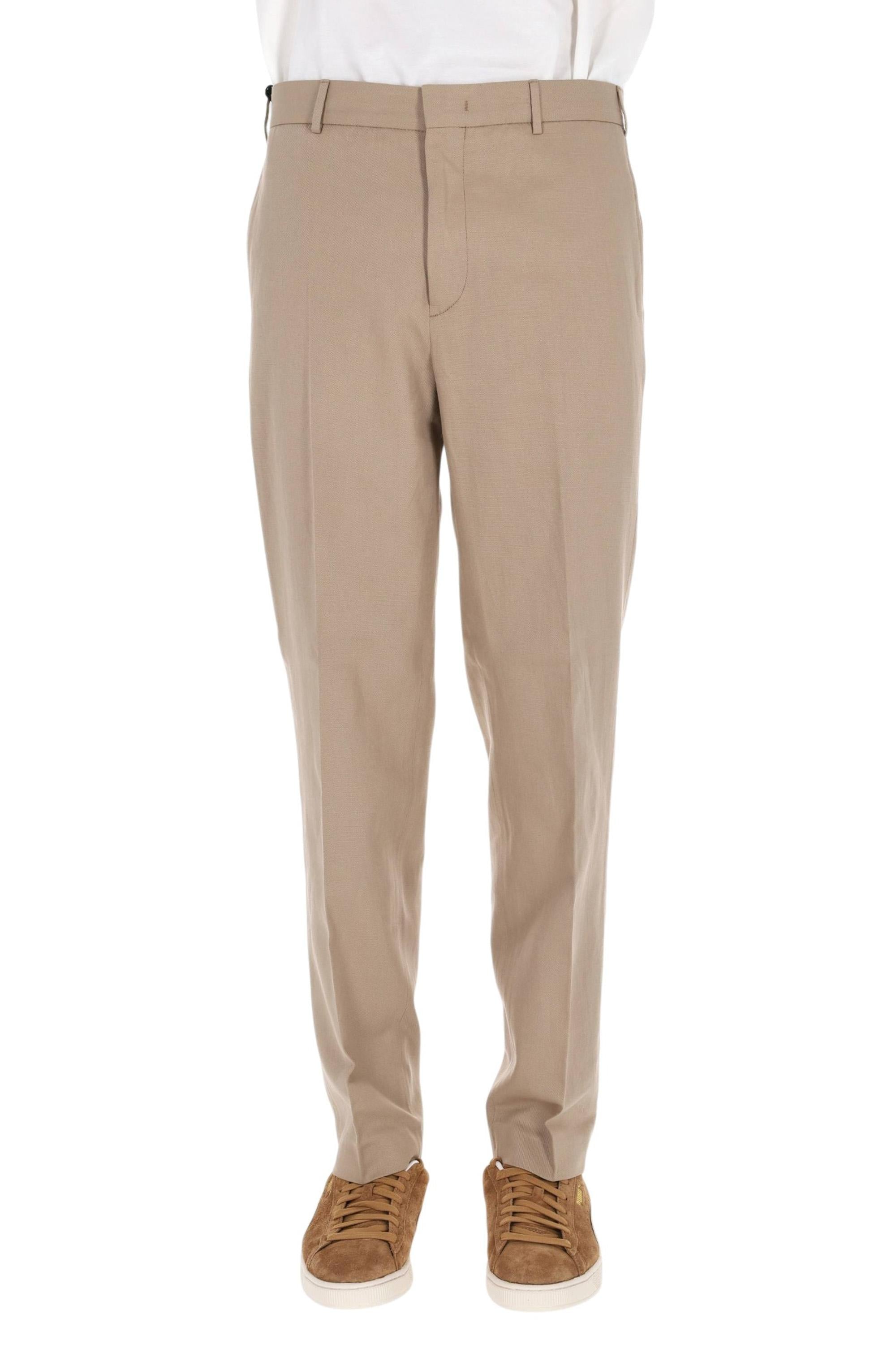 PT Torino Pantalone in bull di cotone-lino Master fit COASDSZ00REW PM31 0060 