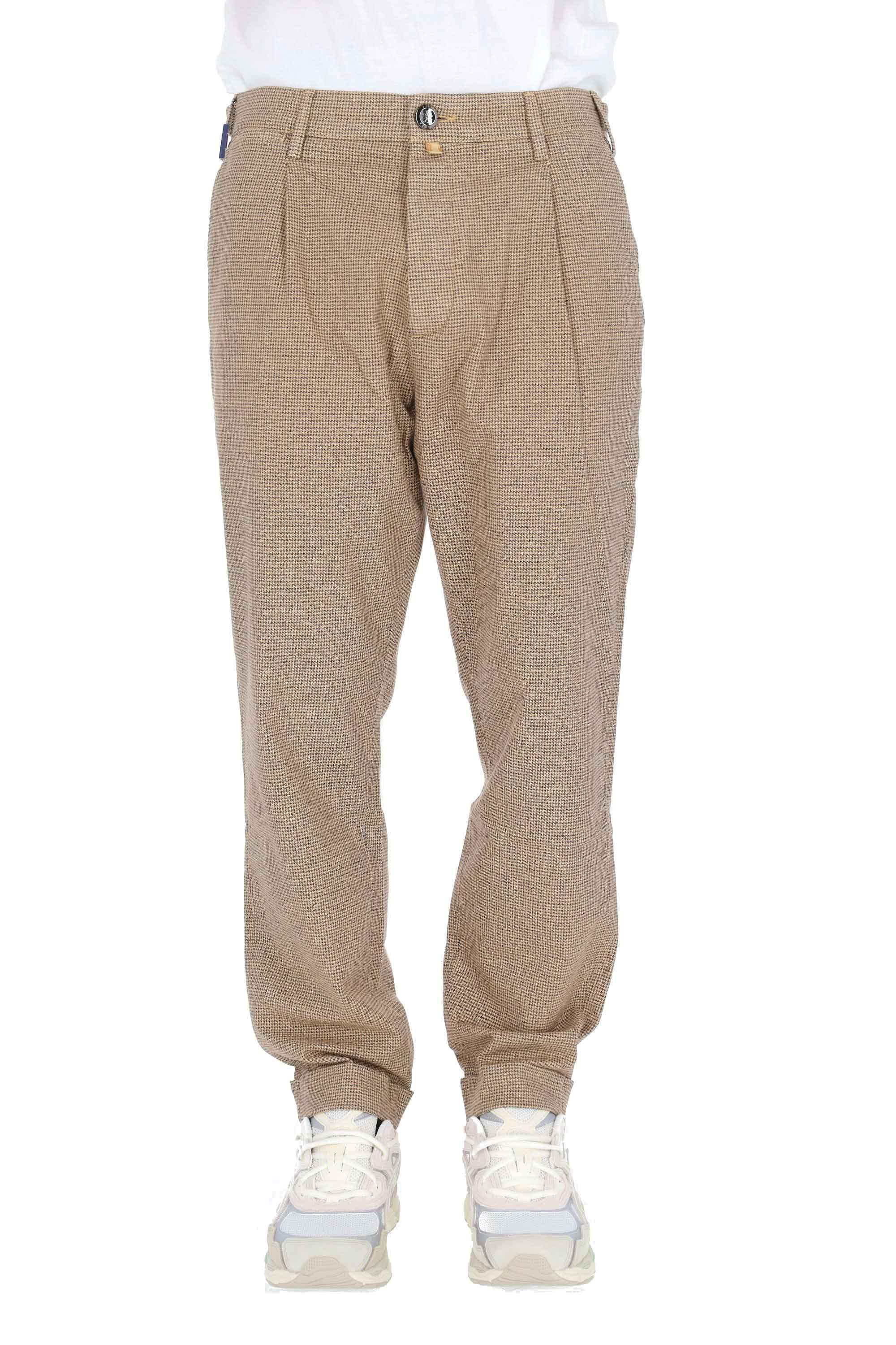 Jacob Cohen 5 tasche color in cotone micro pied-de-poule mod. Henry P0003 001 S4295 HENRY 9D90 