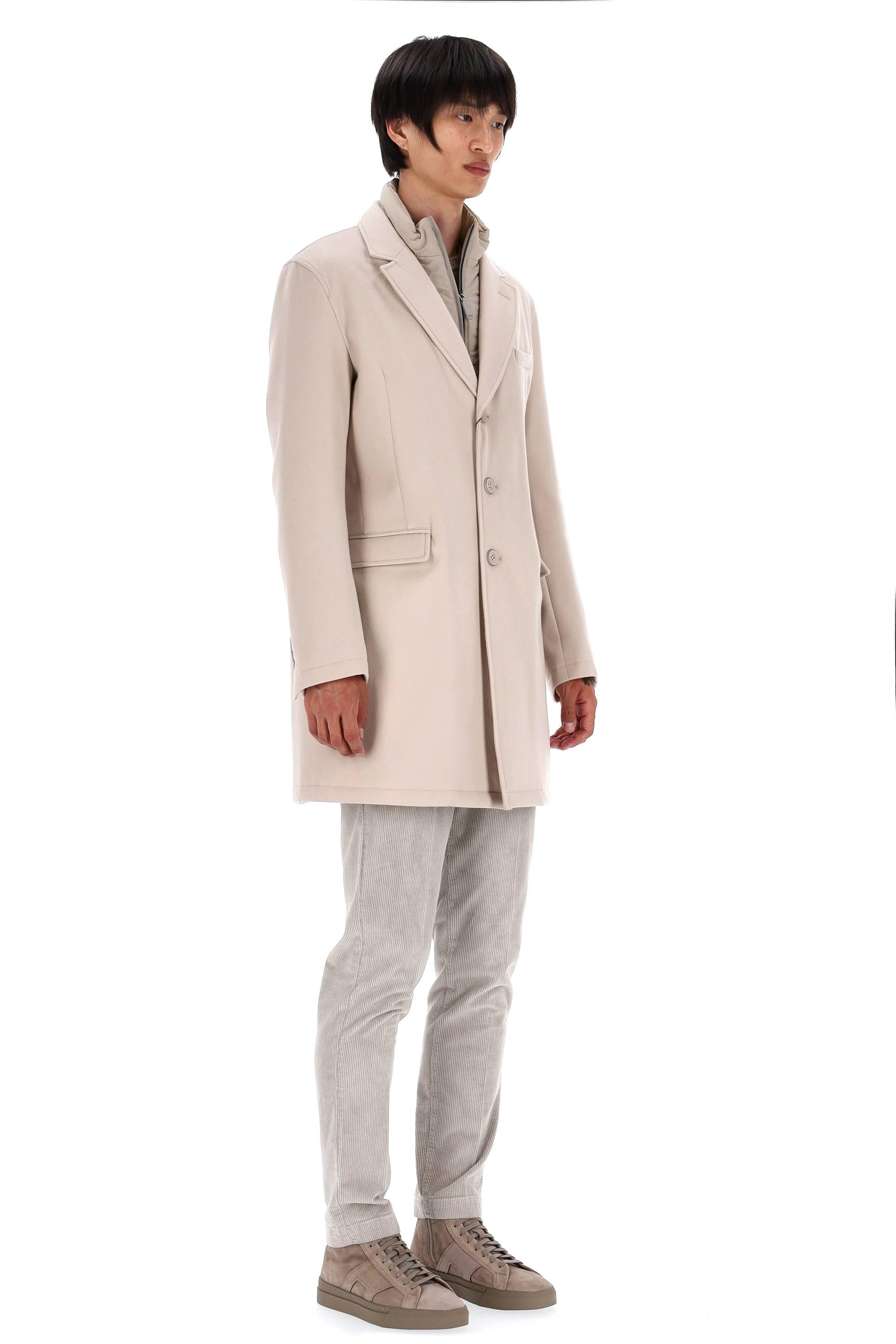 Cappotto in lana vergine imbottito CA000196U 1985 Herno 