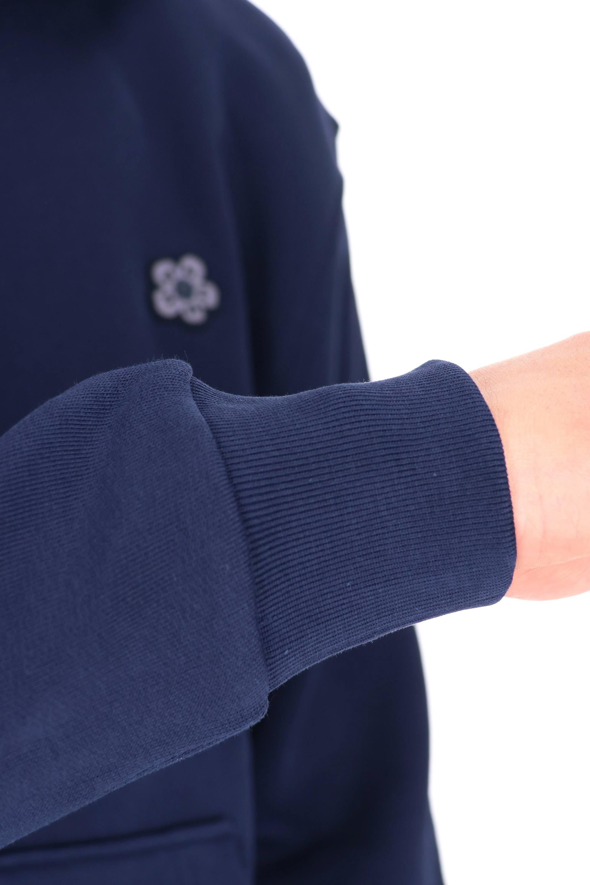 Kenzo Felpa zip up in cotone "boke flower" FG55HO2034MJ 76 