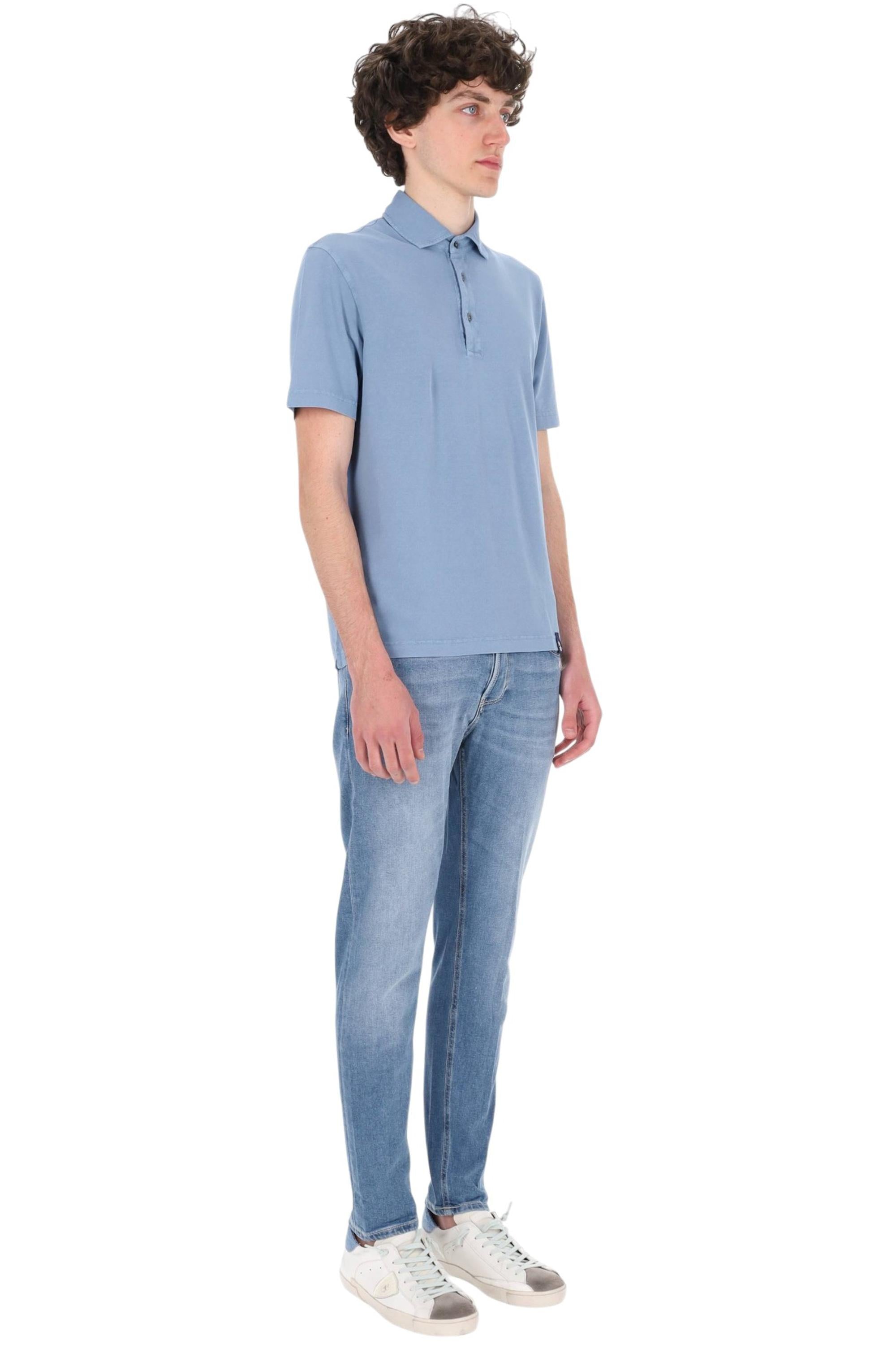 Drumohr Polo in cotone ice cotton DTJ202B-3 735 