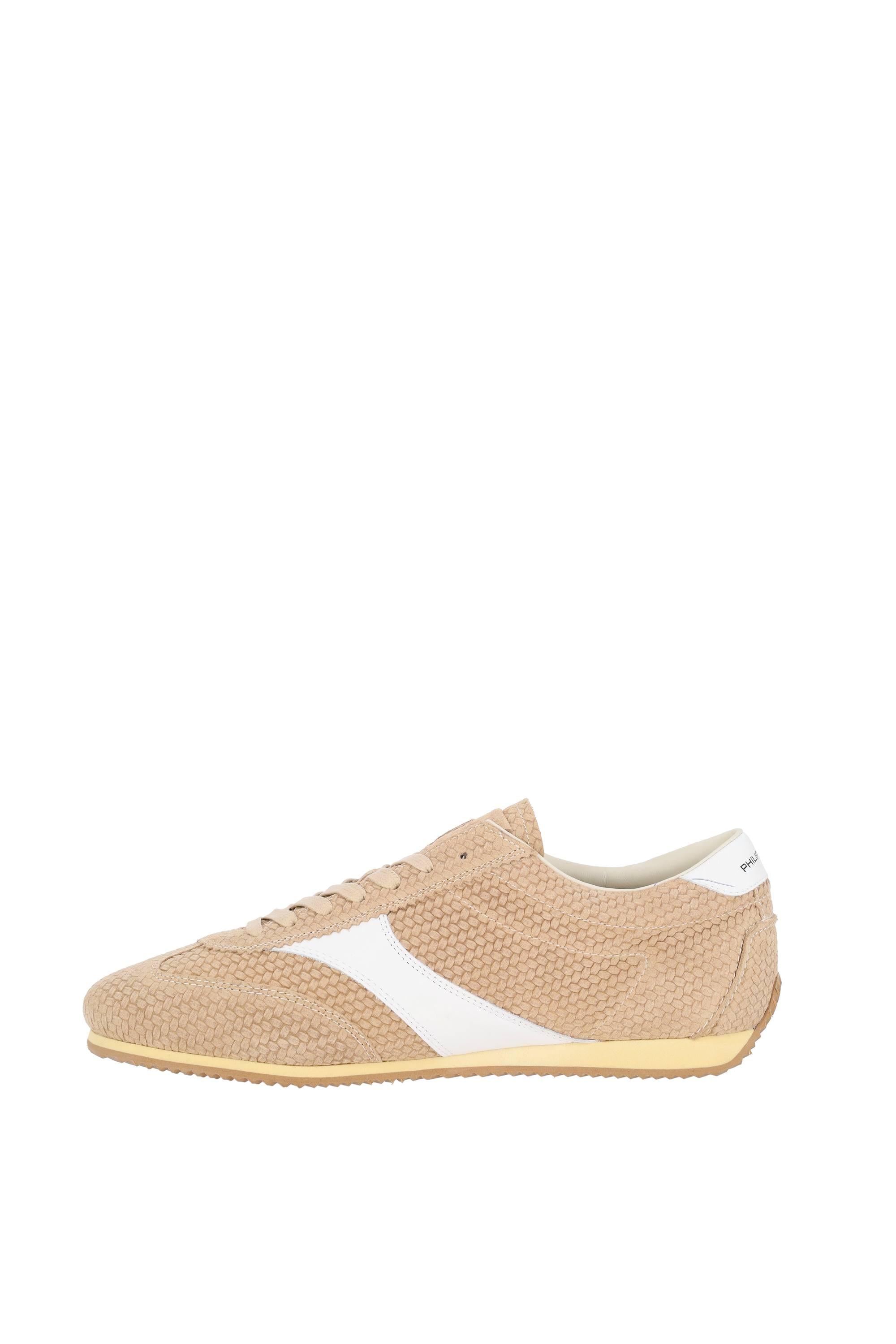 Philippe Model Ssneaker retrò in camoscio intrecciato mod. Planche PNLU DT12 