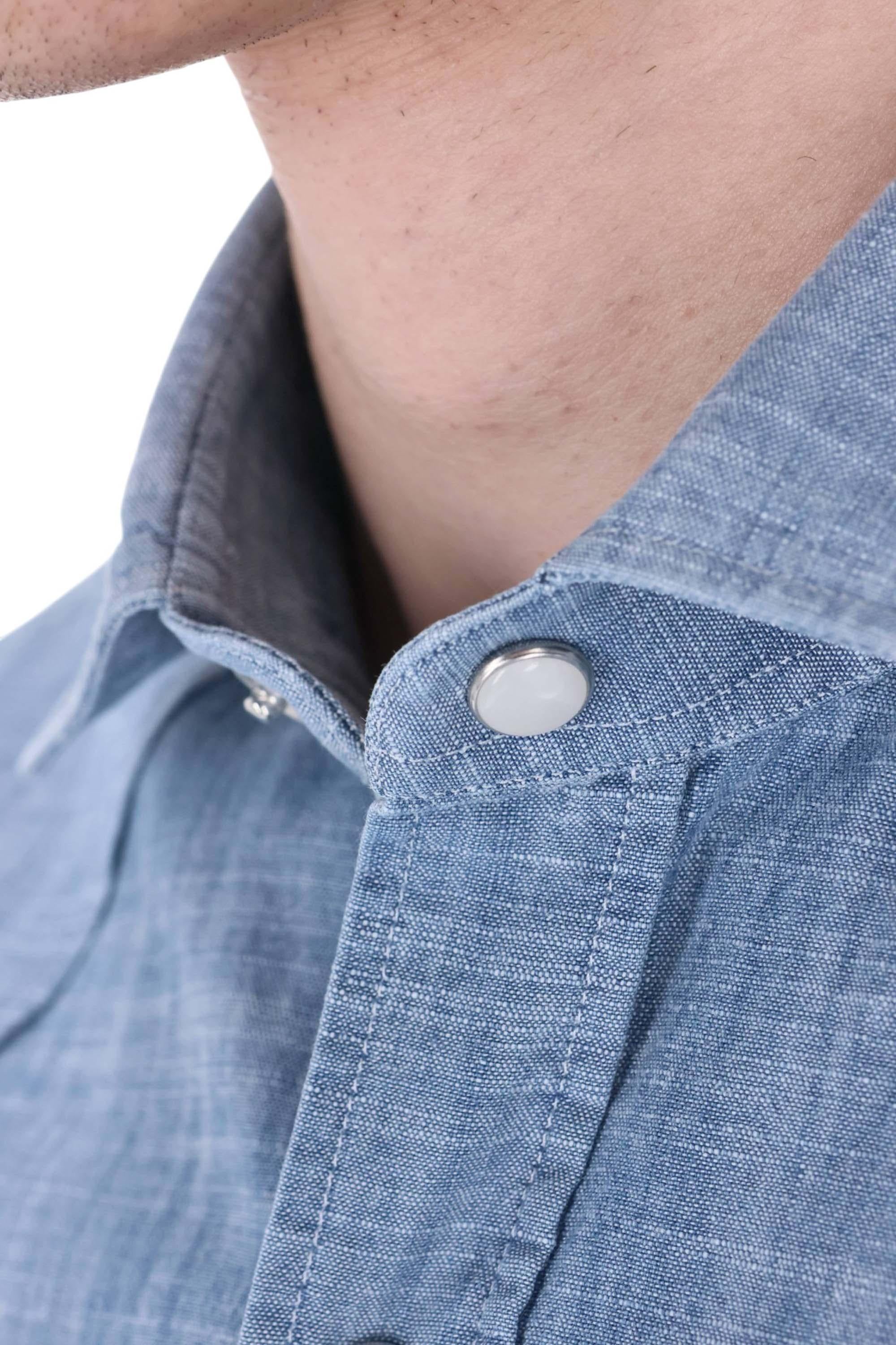 Barba Camicia texas in denim light Dandylife WSU12P2054262.U 0001 