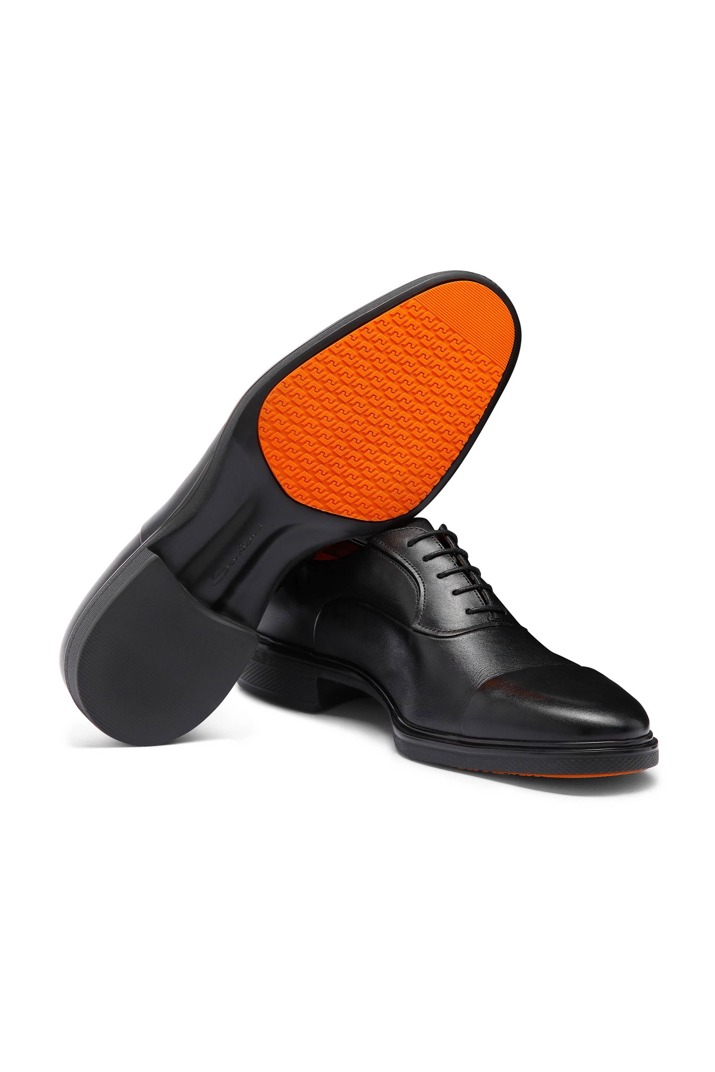 Santoni Scarpa stringata in pelle Easy MGEO18957NEAXNTGALL N01 
