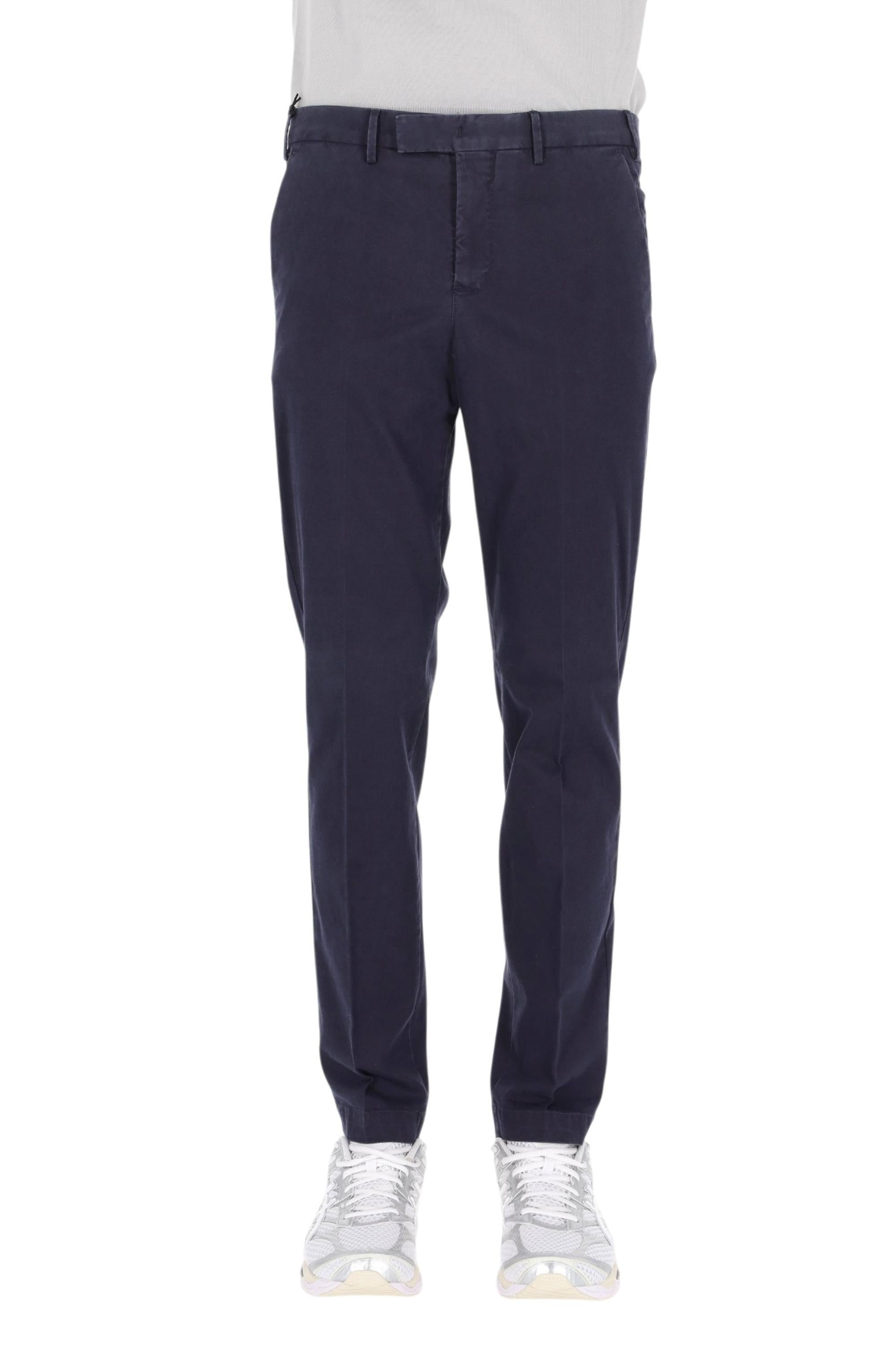 PT Torino Pantalone in tricotina di cotone Master fit COALMAZ00CL1 TU18-3 0360 