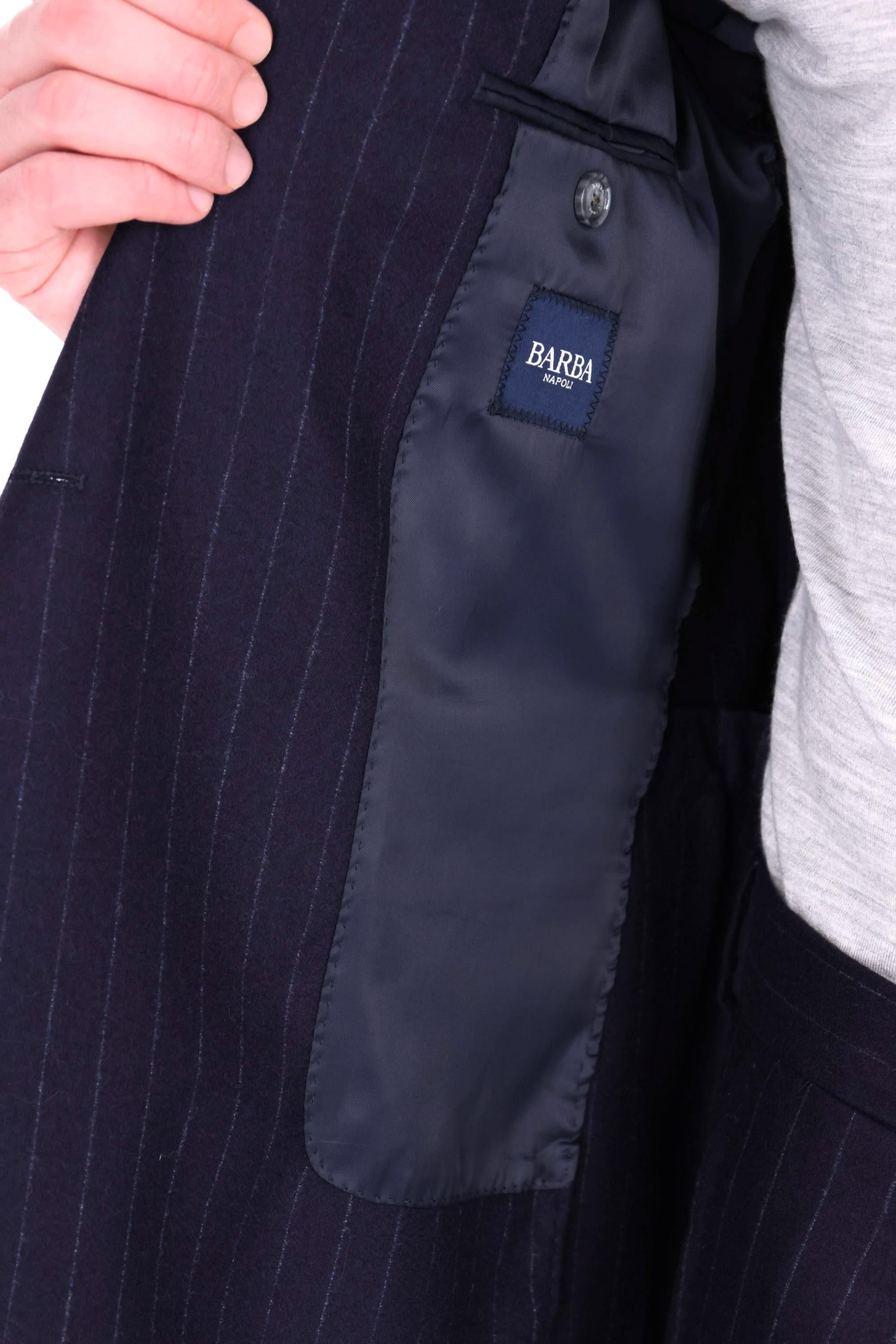 Barba Abito gessato doppiopetto in lana comfort S6__51074 0089 