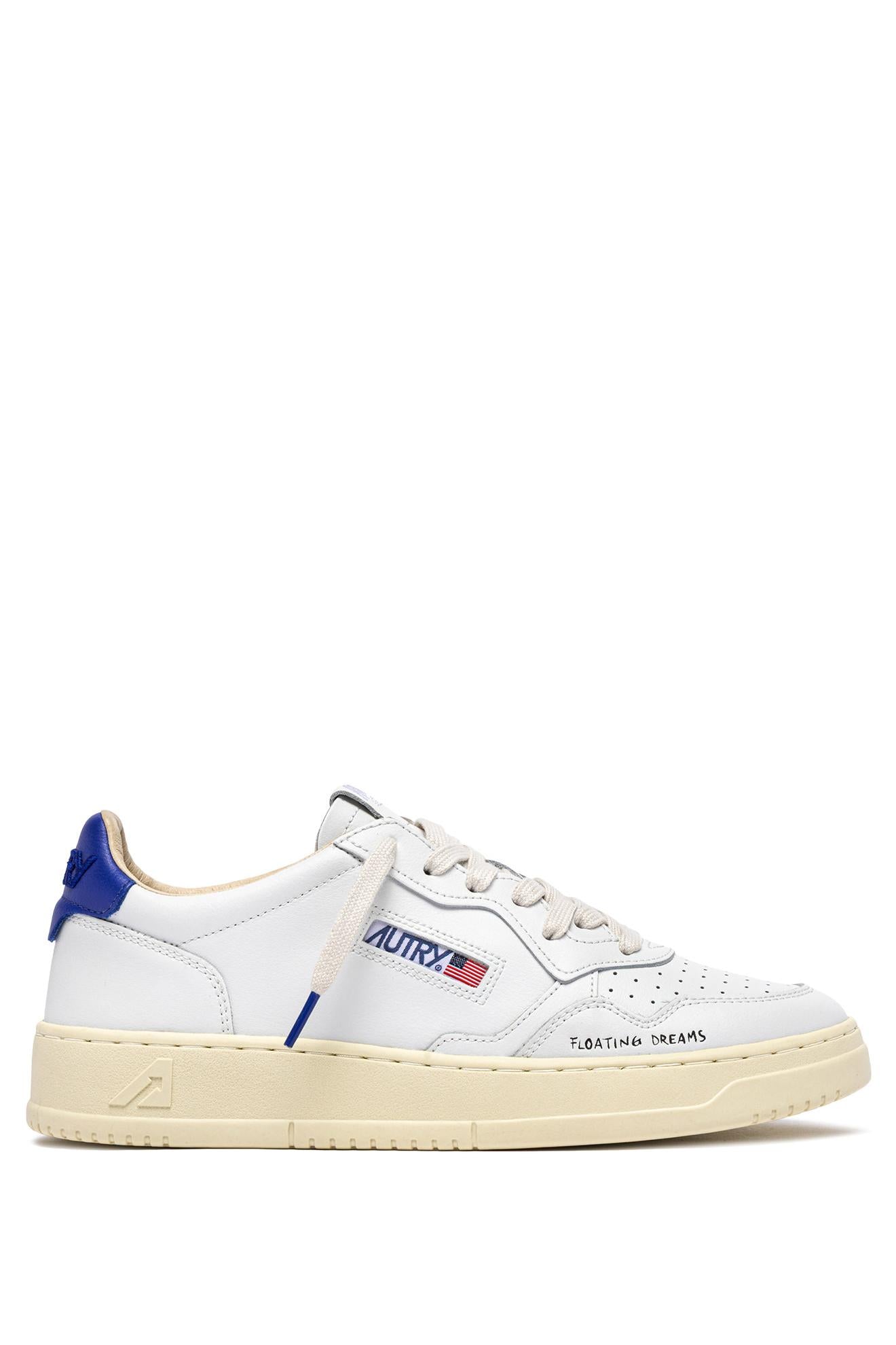 Autry Sneaker Medalist Floating Dreams talloncino blu royal AULM DL01 WHT/BEABL 