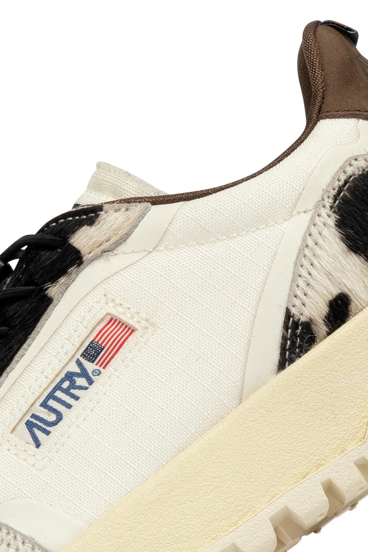 Autry Sneaker WildPace donna in cordura e cavallino LDLW CY01 MRSH/BRN 