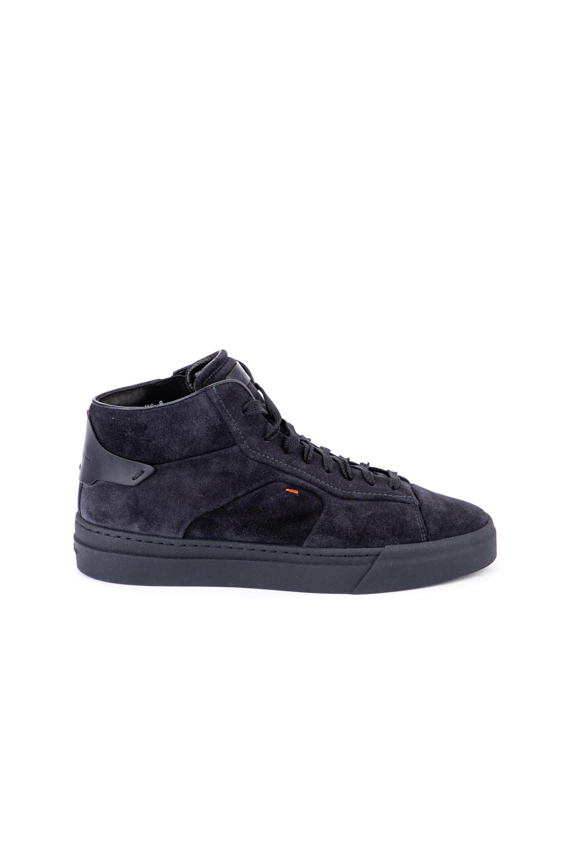 Sneakers mid top in camoscio MBGT21555TOCRRAU U60 Santoni 