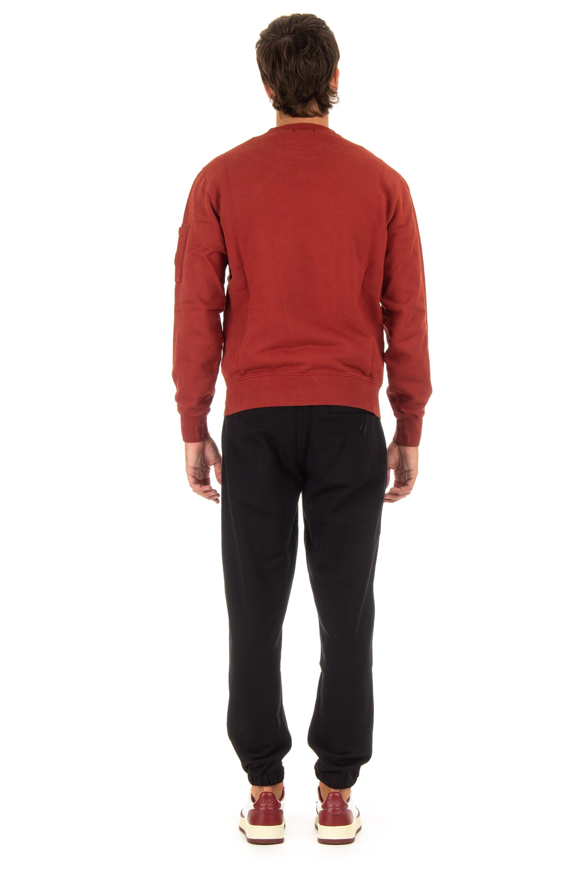 CP Company Felpa girocollo in cotone mercerizzato CMSS008A 00637R 560 