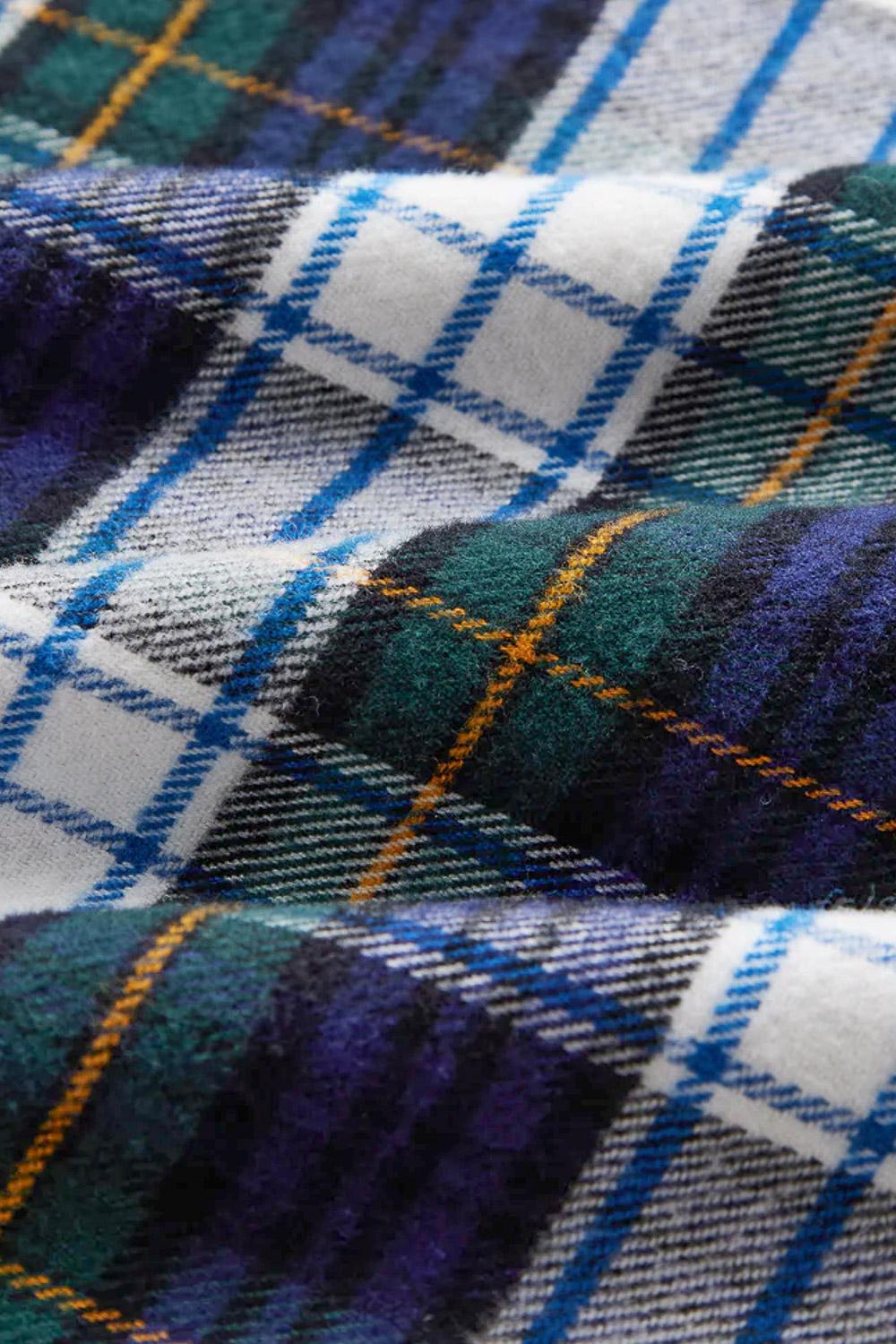 Portuguese Flannel Camicia in flanella di cotone modello Marao 055 MLTCLR 