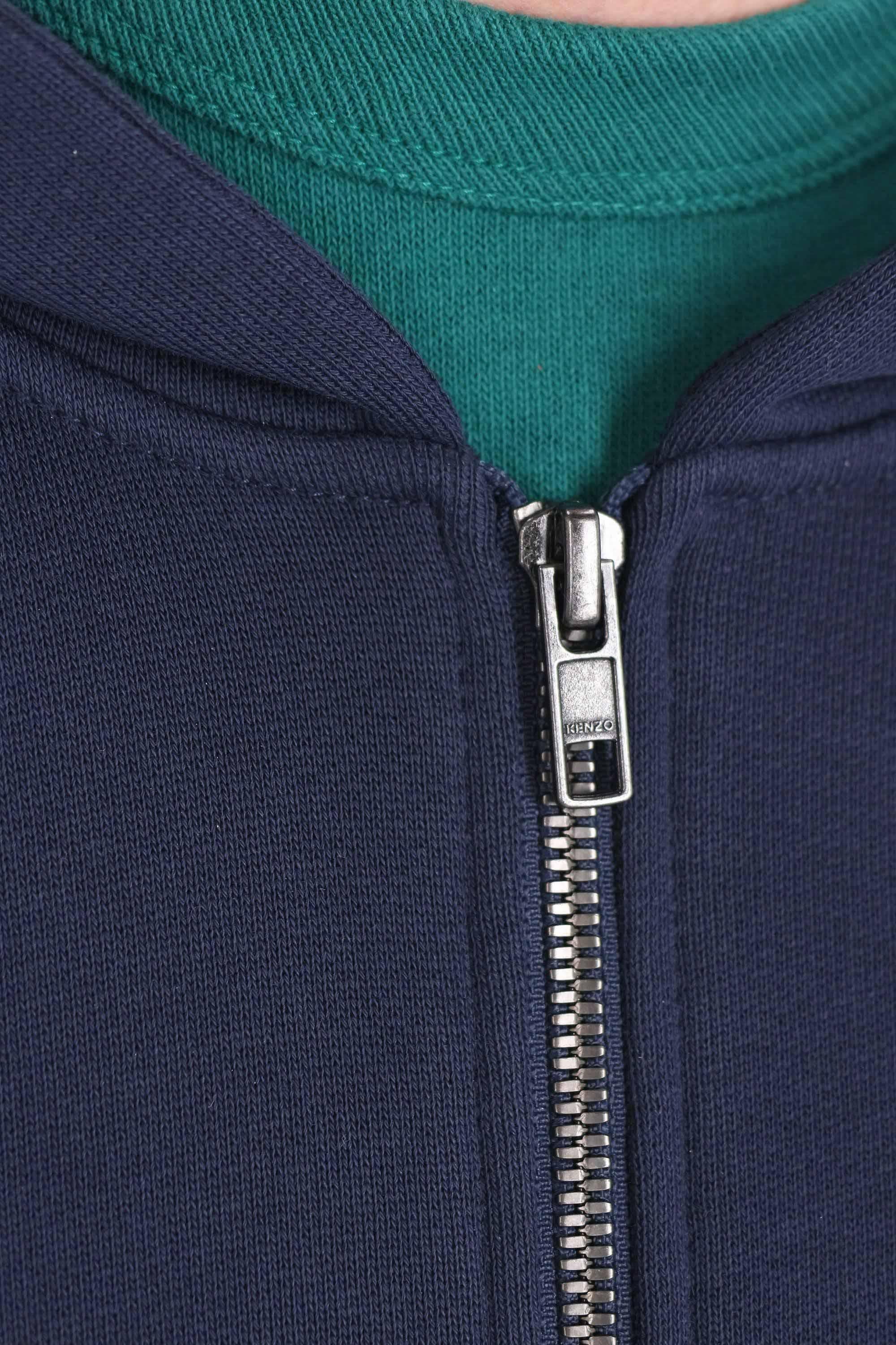 Kenzo Felpa zip up in cotone "boke flower" FG55HO2034MJ 76 