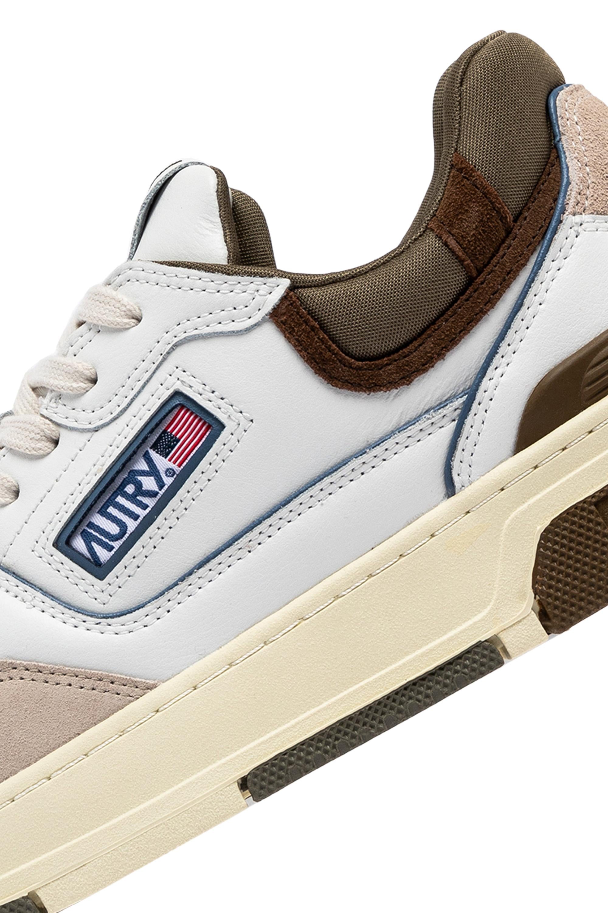 Autry Sneaker CLC con dettagli verde militare ROLM MC02 WHT/CVRTGREEN 