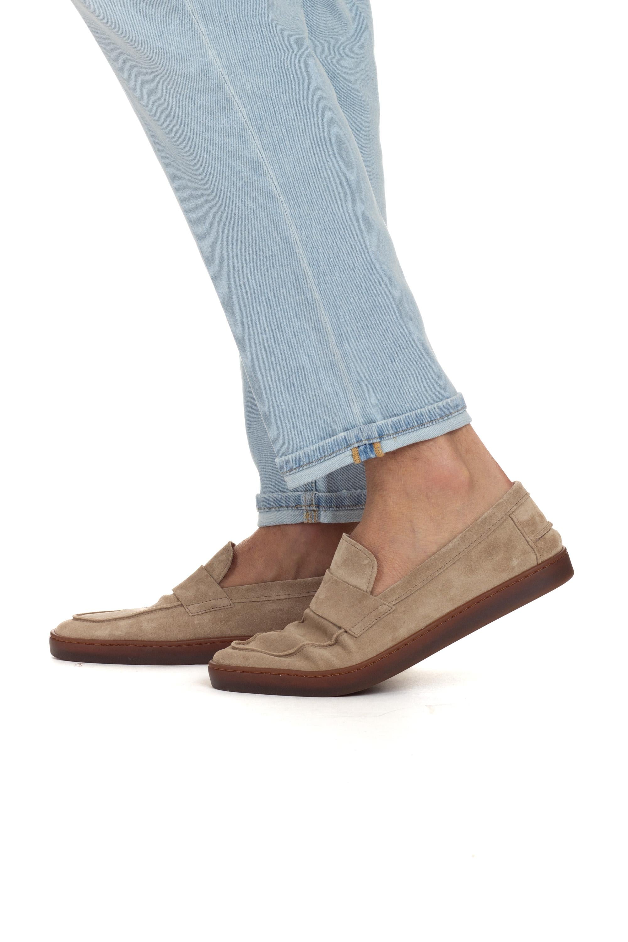 Mocassino in camoscio suola flex mod. Sifnos SIFNOS/2 AVOLA Henderson 