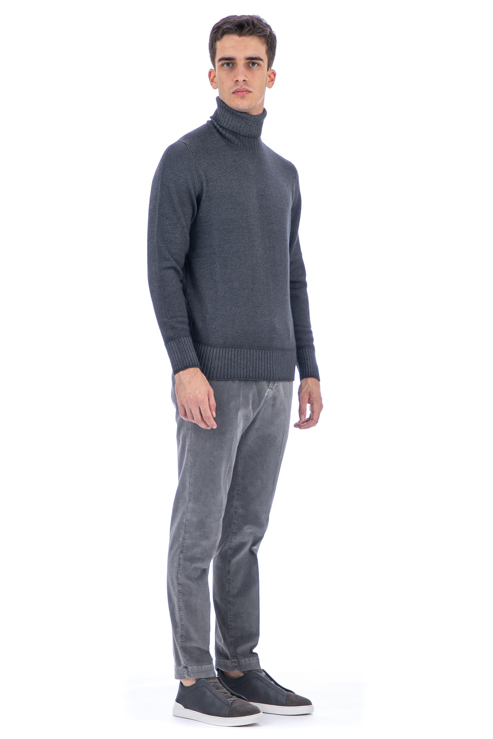 Maglia dolcevita in lana merinos finezza 7 D8M104AL_2 688 Drumohr 