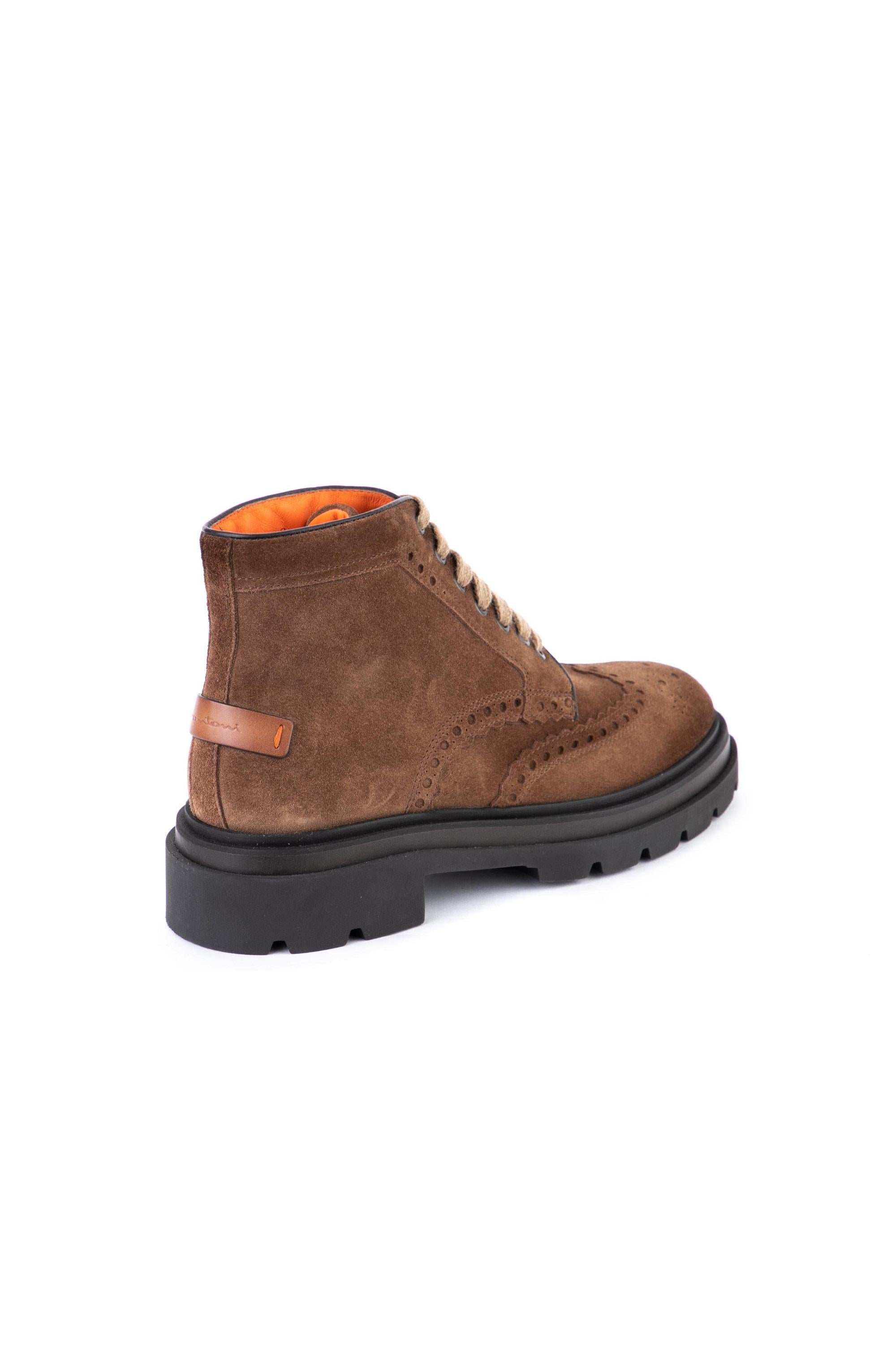 Stivaletto in camoscio modello breakout MGMI17684JK4EGXX S50 Santoni 