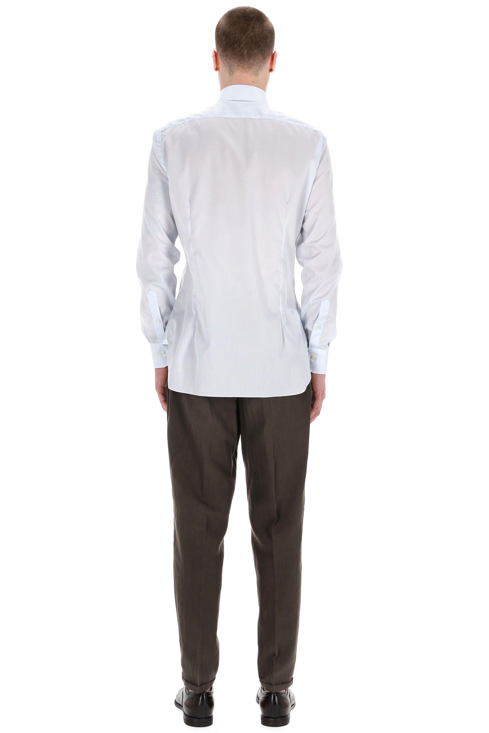 Camicia sartoriale in popeline linea Journey I1U13P0147201.U 0002 Barba 