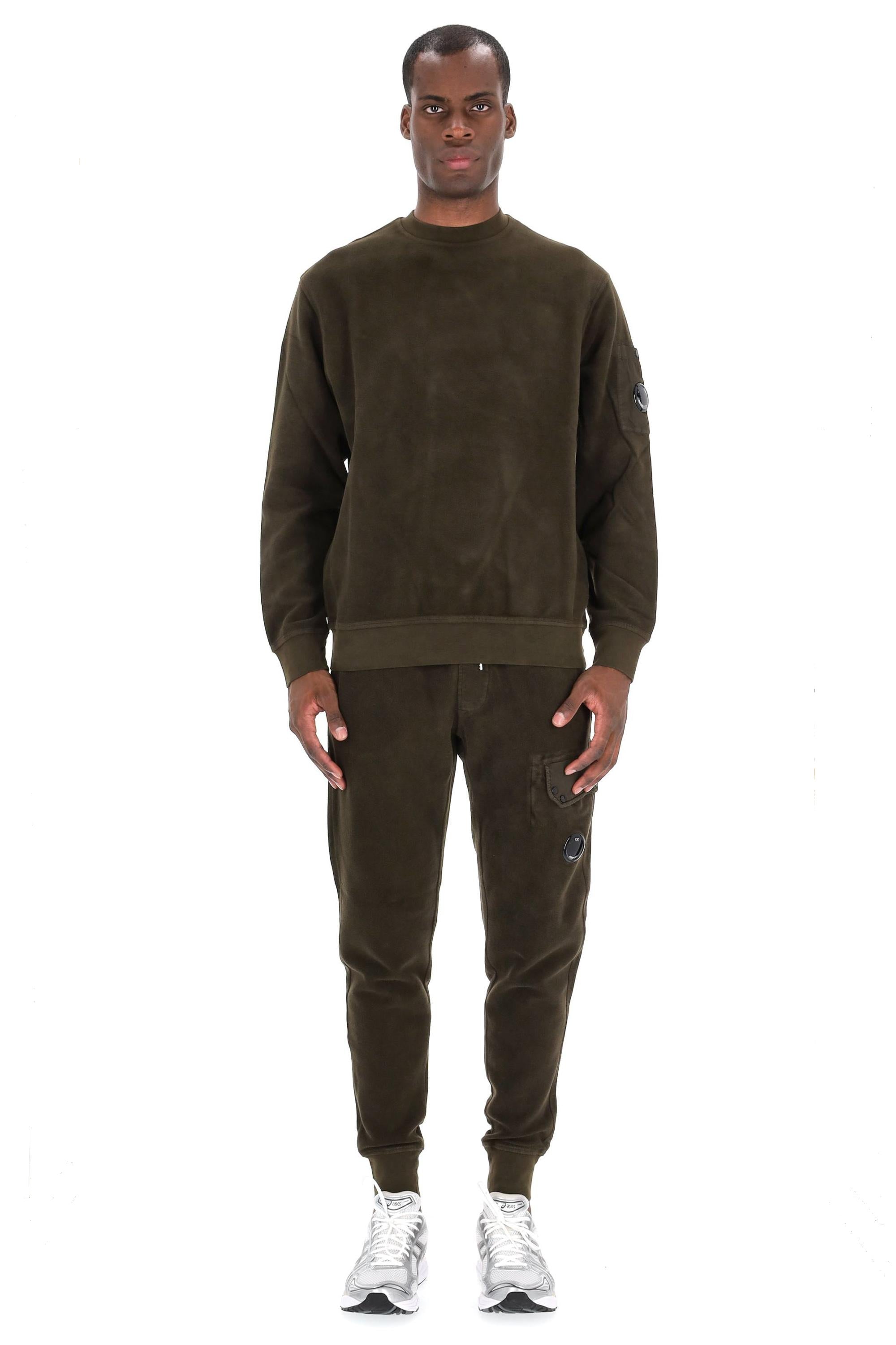 Felpa girocollo in cotone brushed MSS249A00-6614G 683 CP Company 
