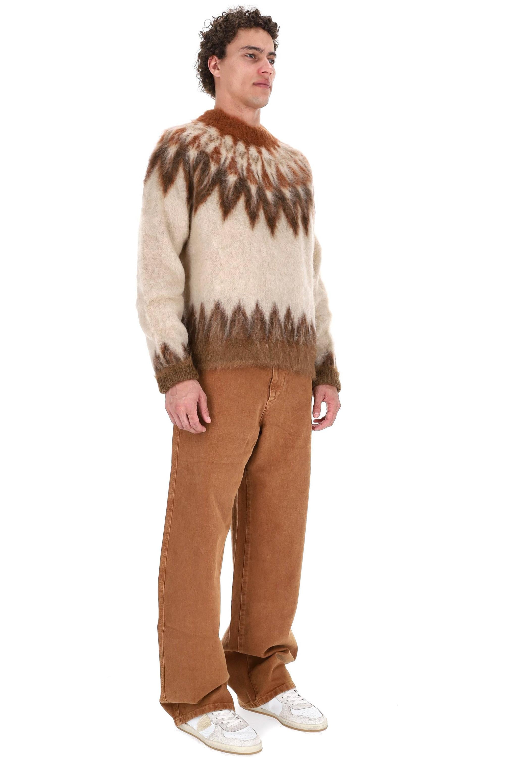 Isabel Marant Maglia girocollo mod. Nicolas misto lana-kid mohair PU0754HA-B3L06H 11RU 