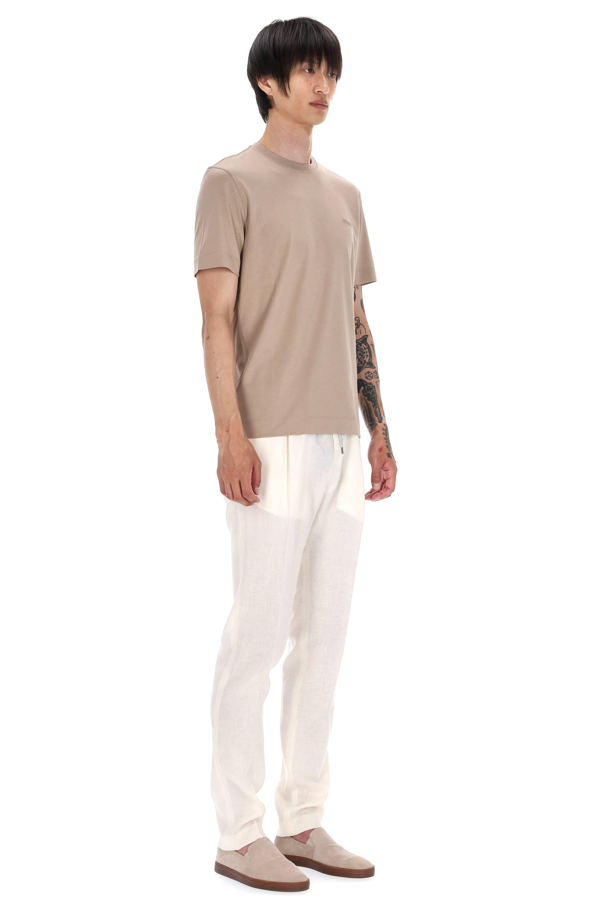 T-shirt in cotone UF360A9 F765/2 N02 Zegna 