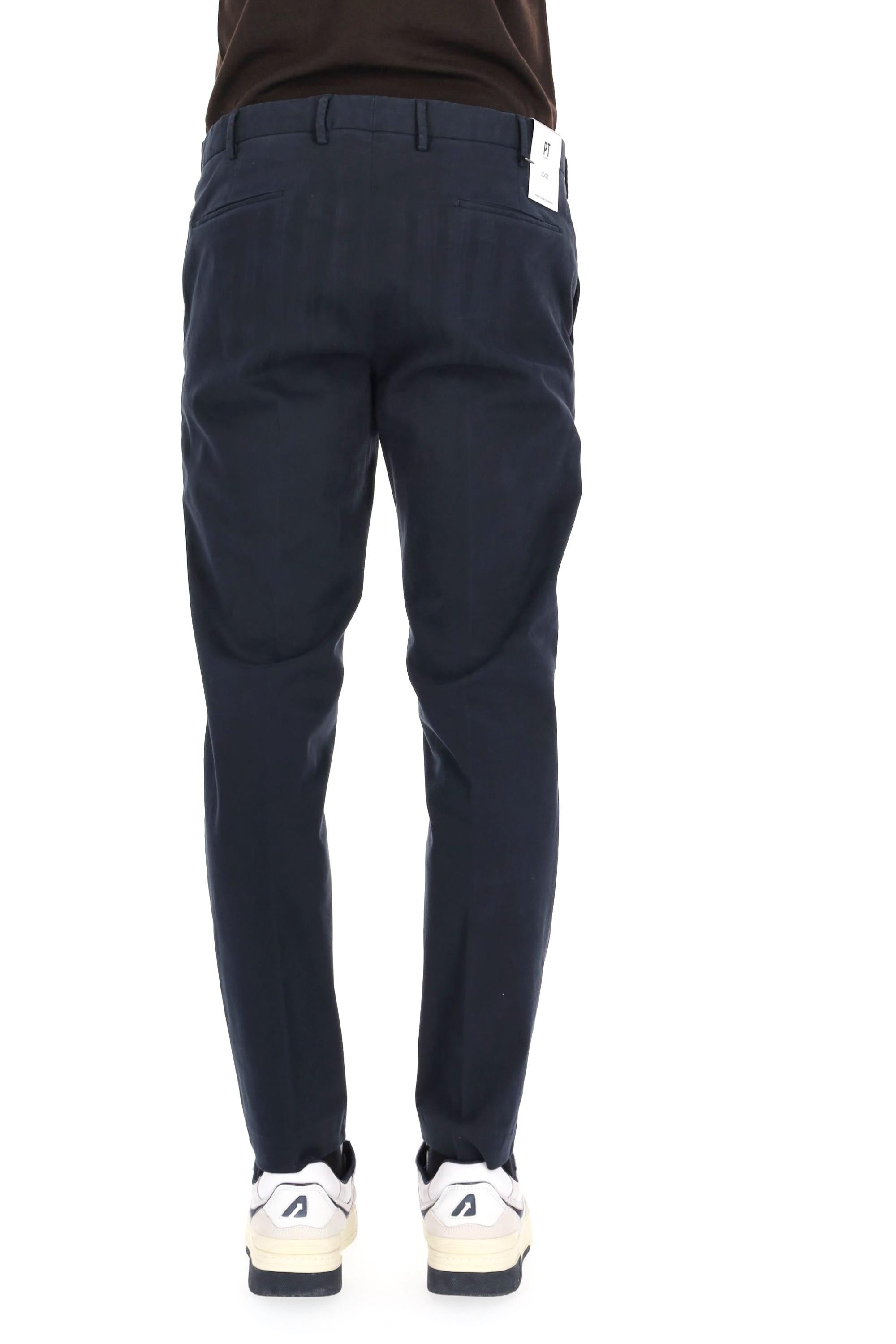 PT Torino Pantalone in rasatello di cotone Dieci fit ATX0Z00FWD NK20_6 Y370 