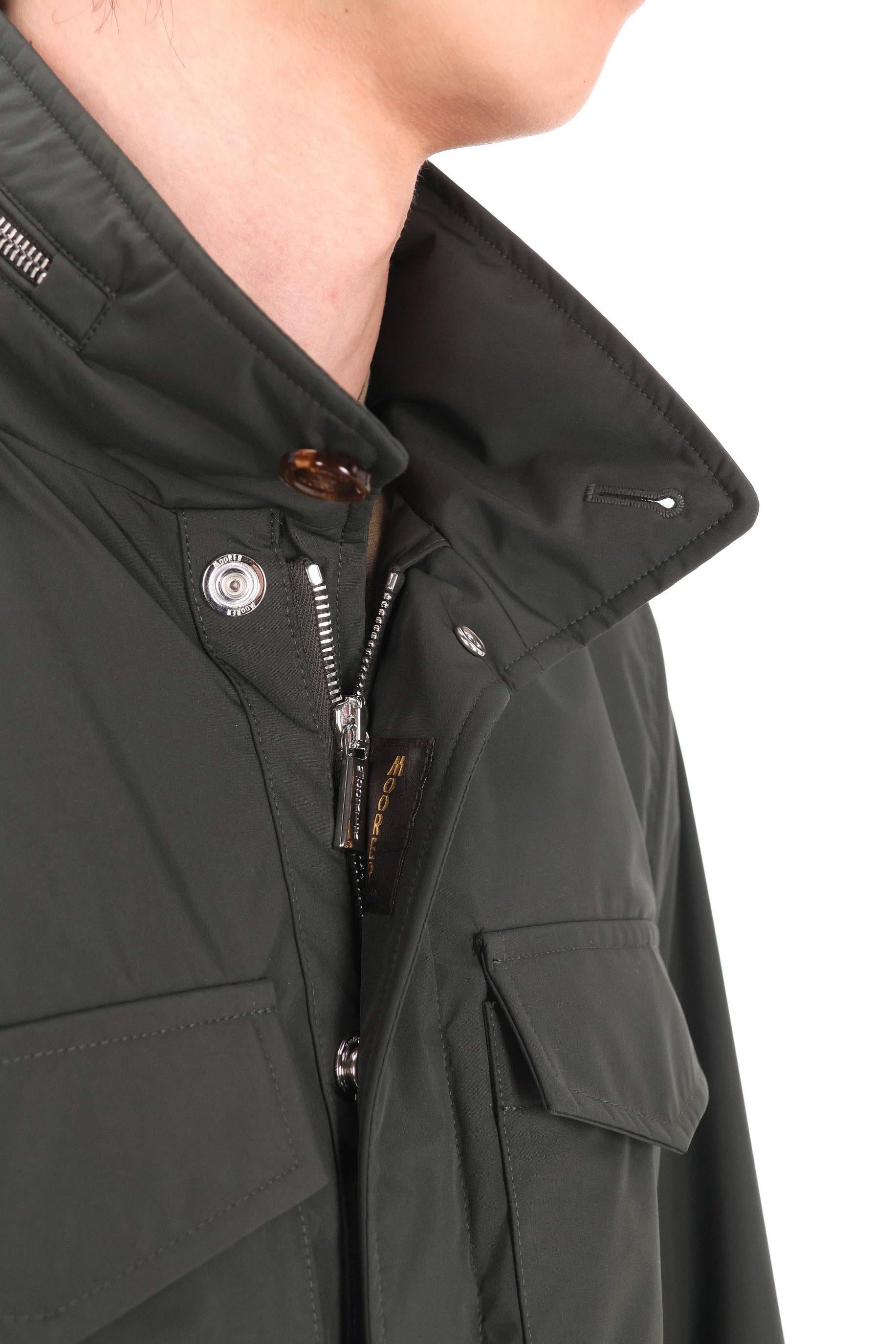 Moorer Field jacket in nylon leggero linea Acqua mod. Denver-Stp DENVER-STP FOREST 