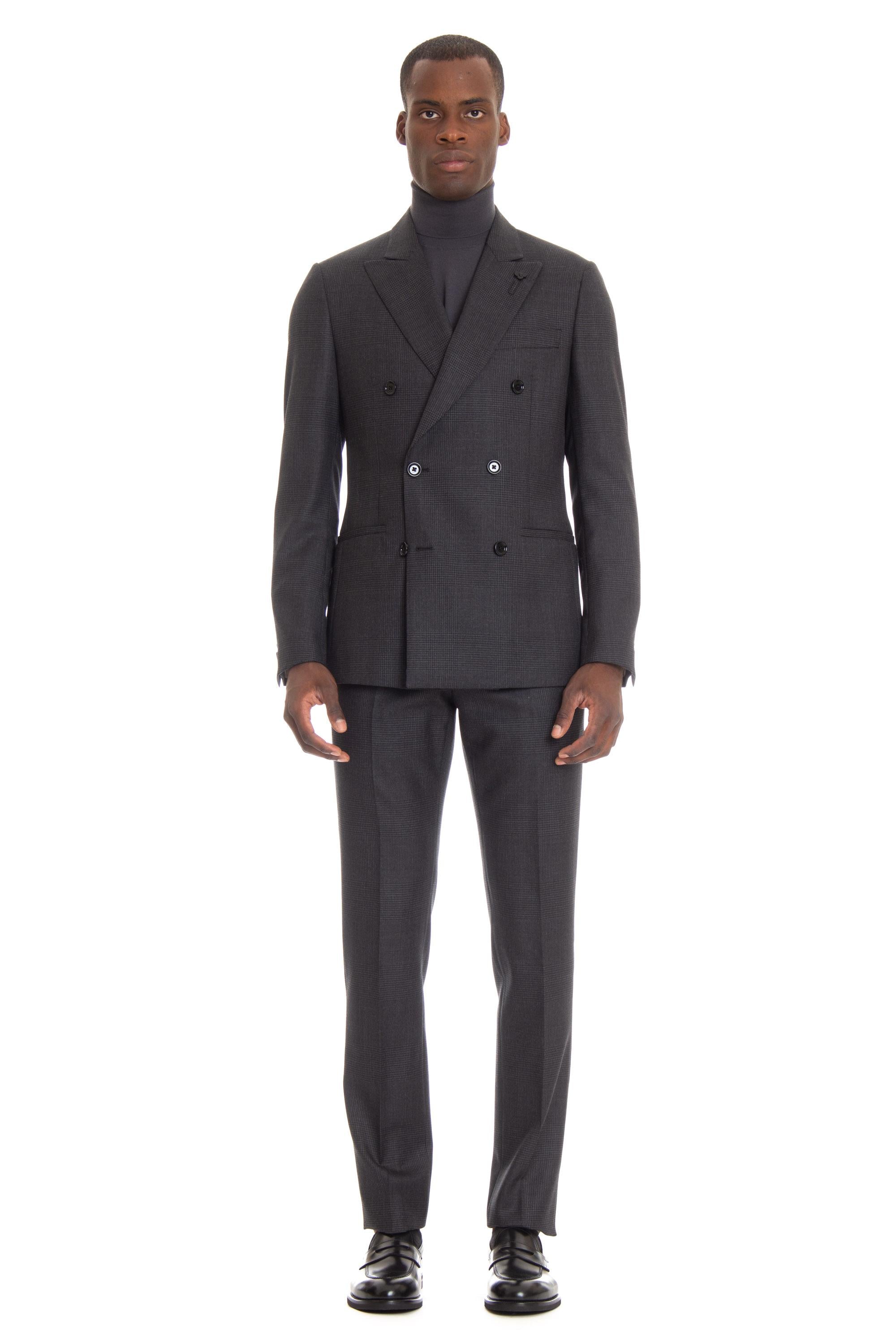 Lardini Abito check in lana doppiopetto IT7755E ITSK61432 931CK 