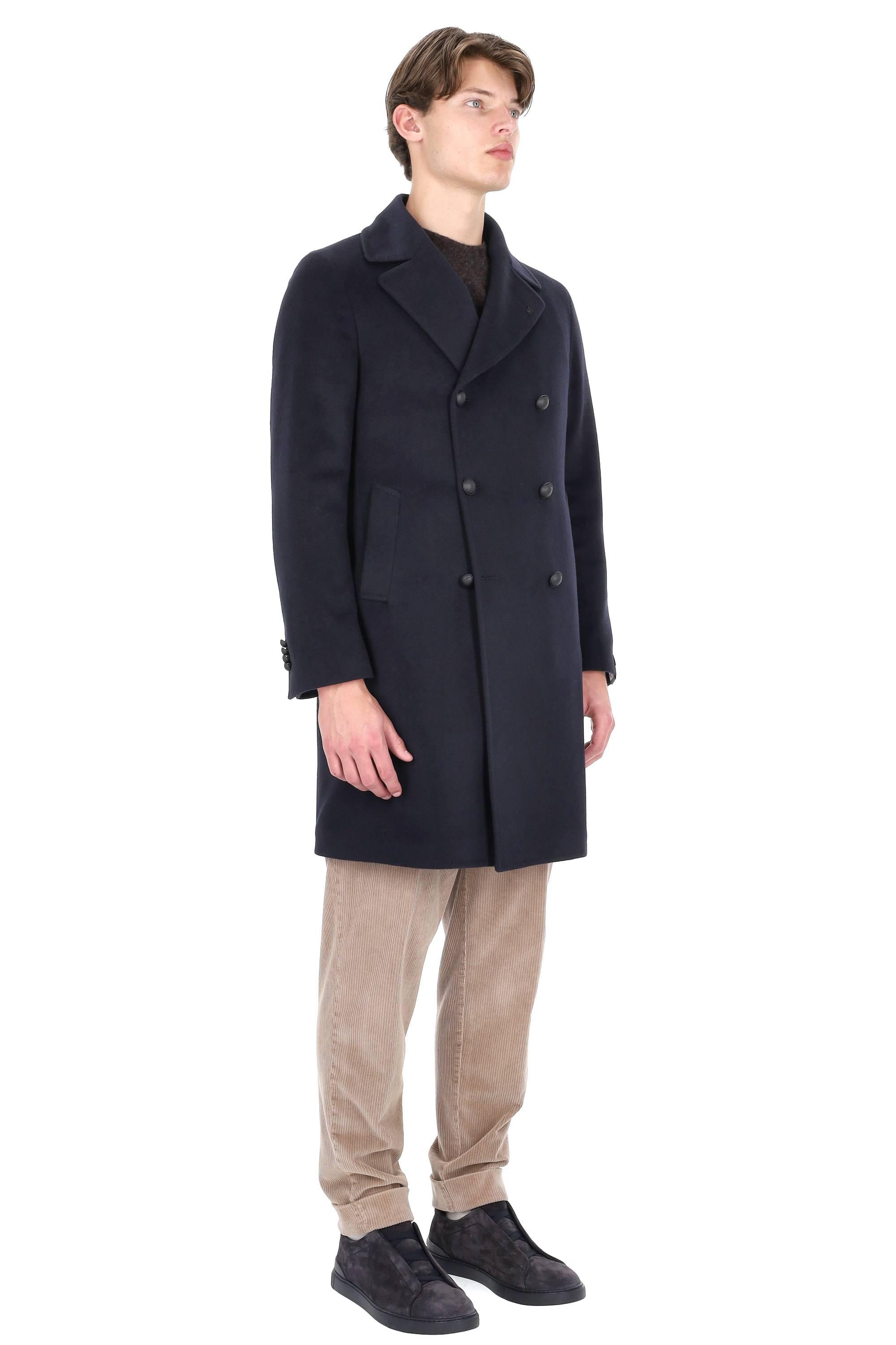 Tagliatore Cappotto doppiopetto in puro cashmere mod. Arden ARDEN-350002 B5124 