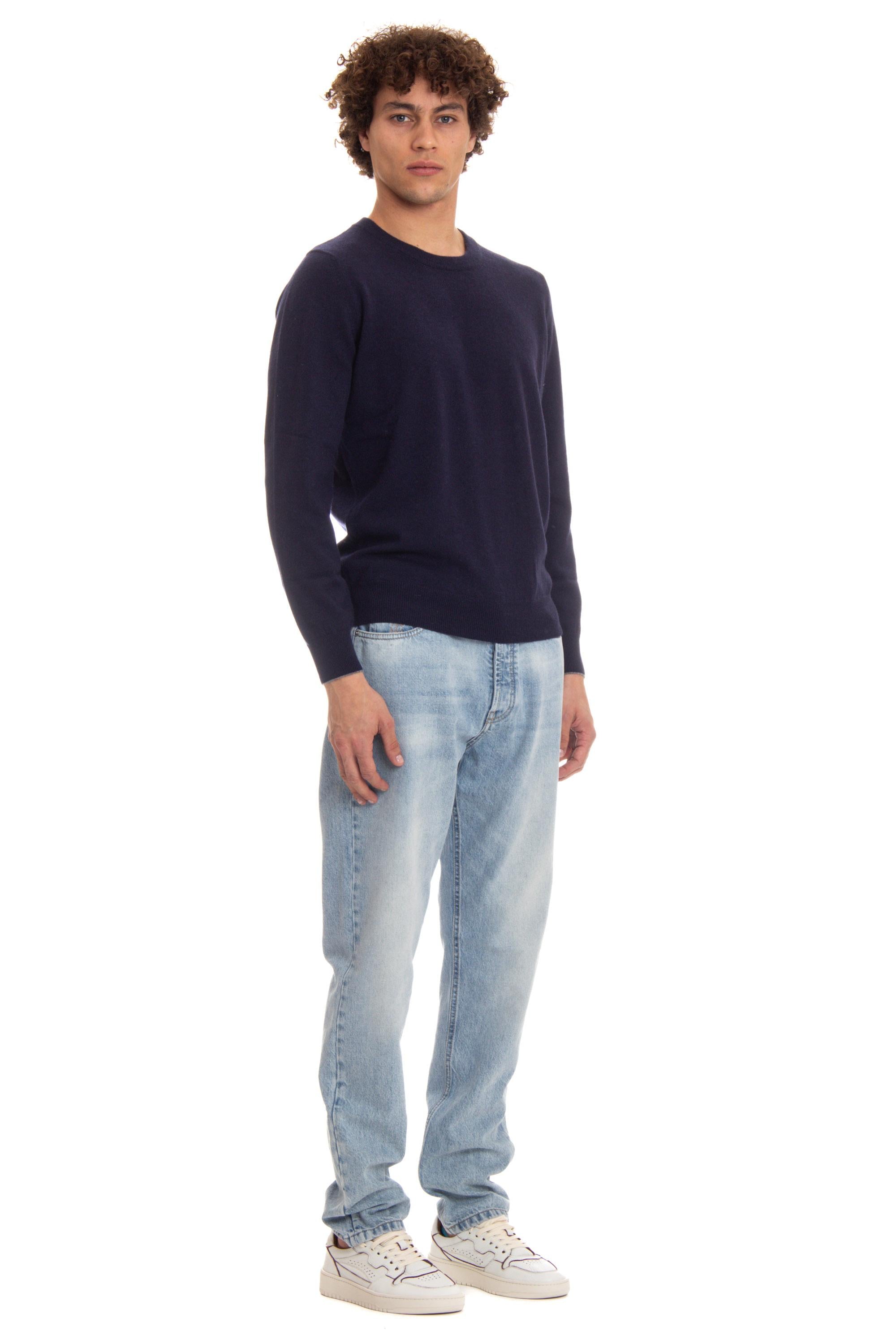Maglia girocollo in puro cashmere M2200100. CW425 Brunello Cucinelli 