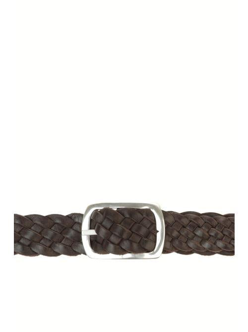 Orciani Cintura reversibile in camoscio intrecciato U08169 T.MORO 