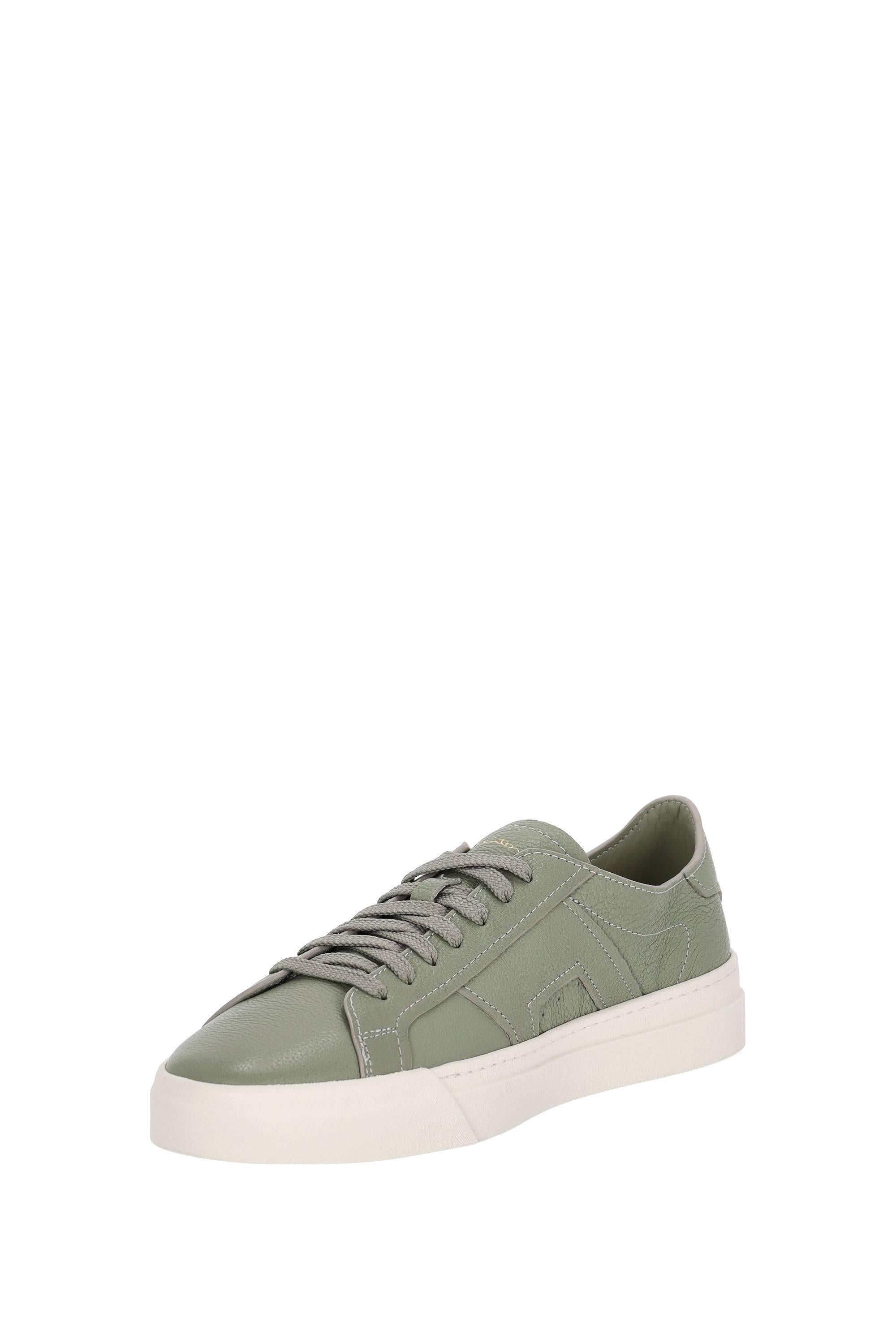 Sneaker in pelle martellata mod. Double Buckle MBGT21967PNNTSIW/2 V11 Santoni 